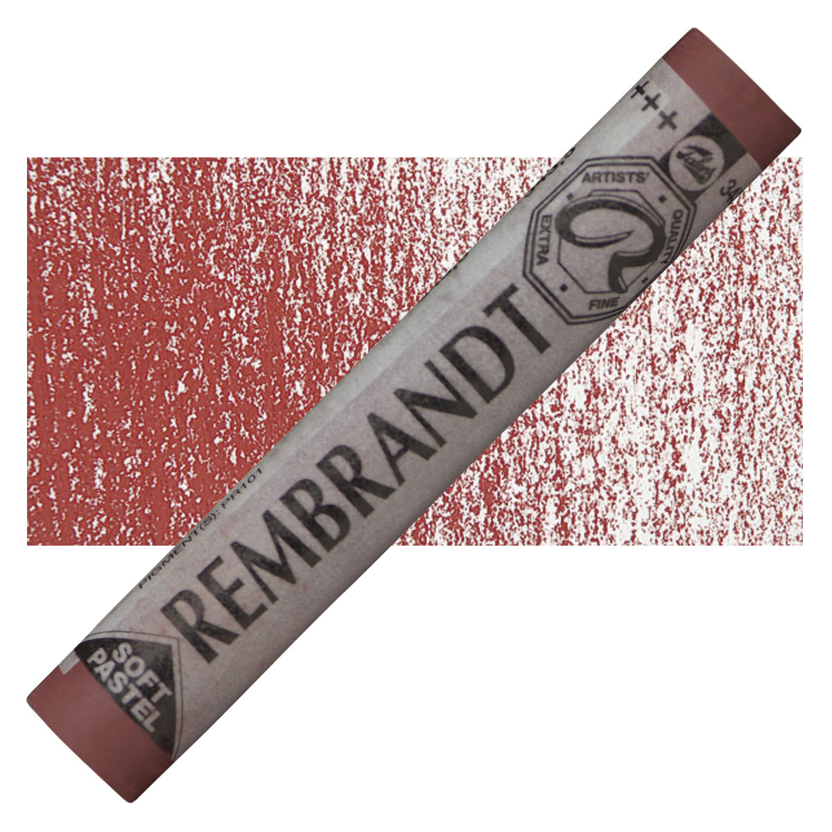 Rembrandt Soft Pastel - Caput Mortuum 343.5 pastel and swatch