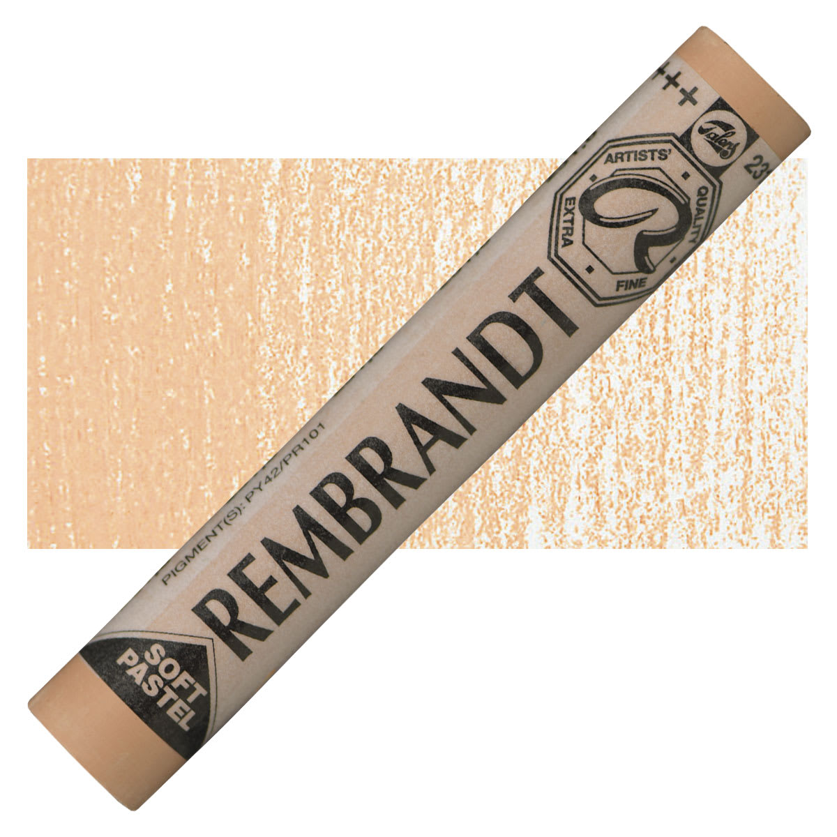Rembrandt Soft Pastel - Gold Ochre 231.8 pastel and swatch