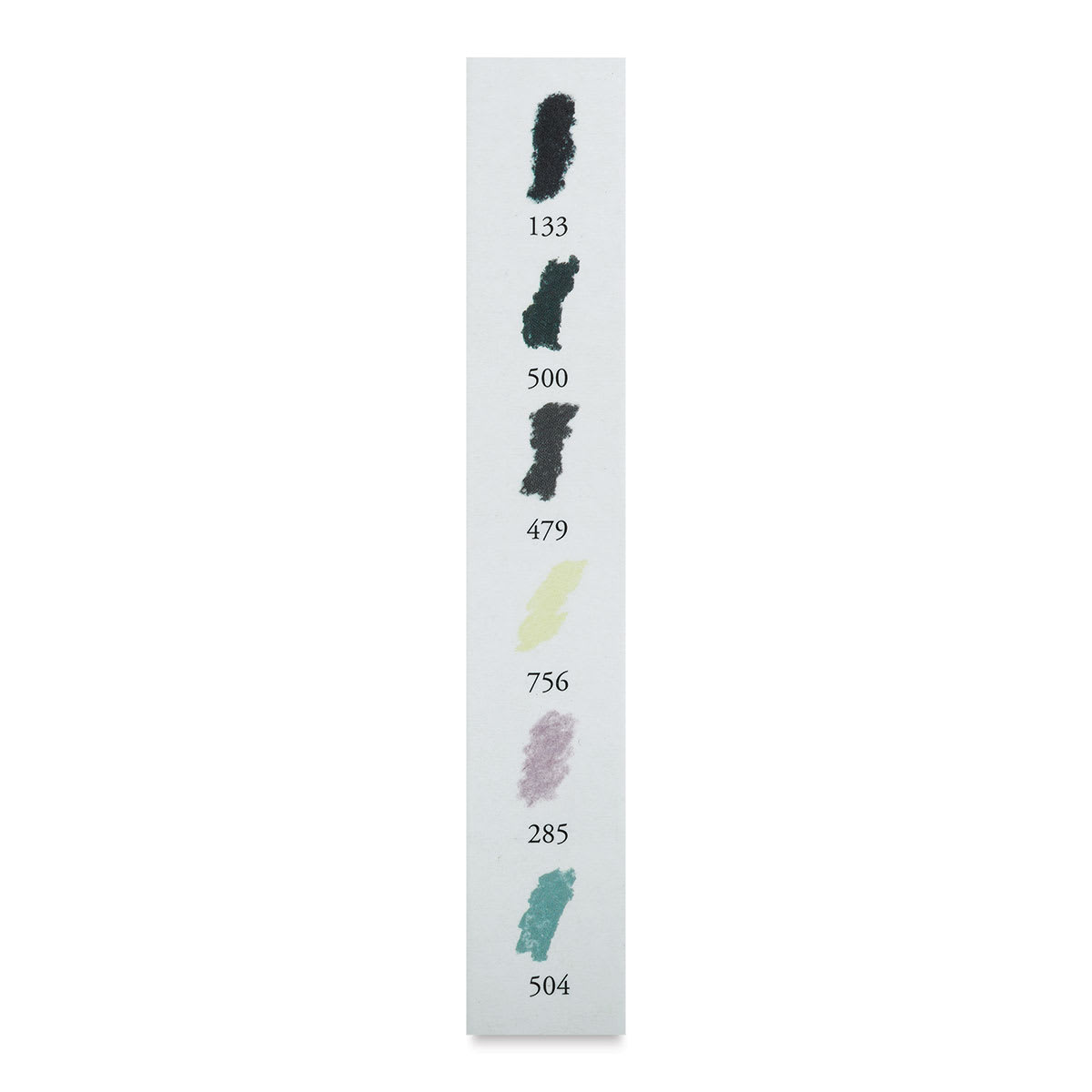 Sennelier Soft Pastels - Set of 6, Stormy Sky, Half-Sticks (swatches of content)
