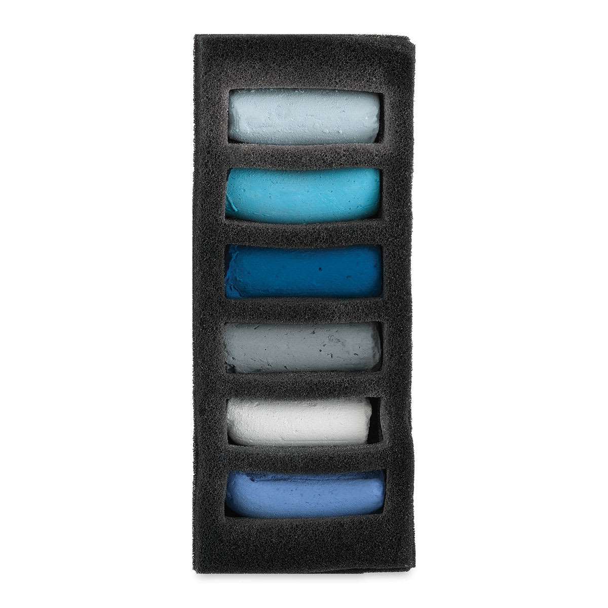 Sennelier Soft Pastels - Set of 6, Summer Sky, Half-Sticks (set contents)