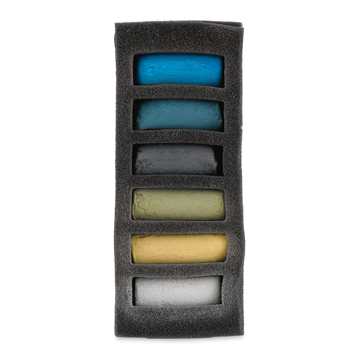 Sennelier Soft Pastels - Set of 6, Seaside, Half-Sticks (set contents)