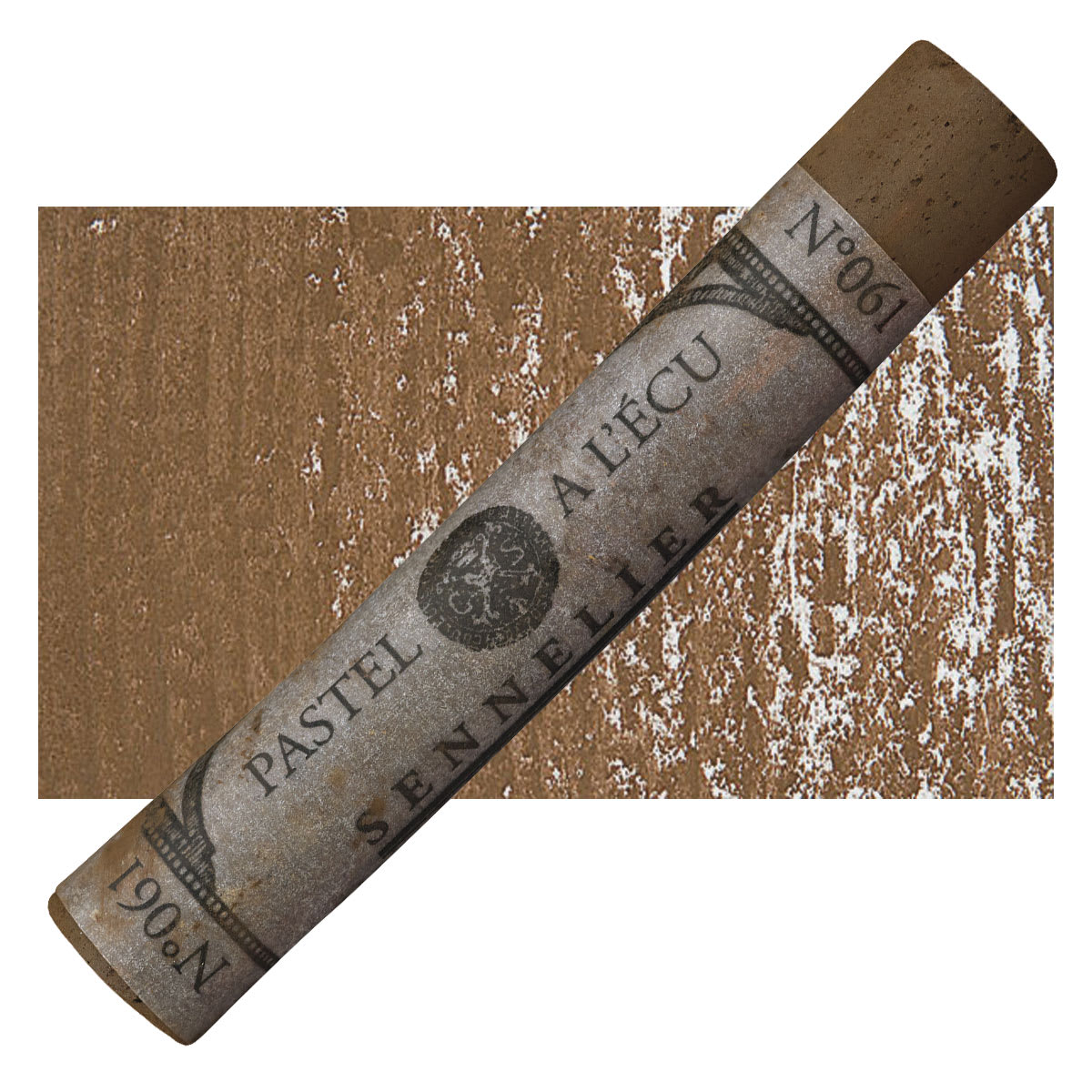 Sennelier Soft Pastel - Bistre 061 pastel and swatch
