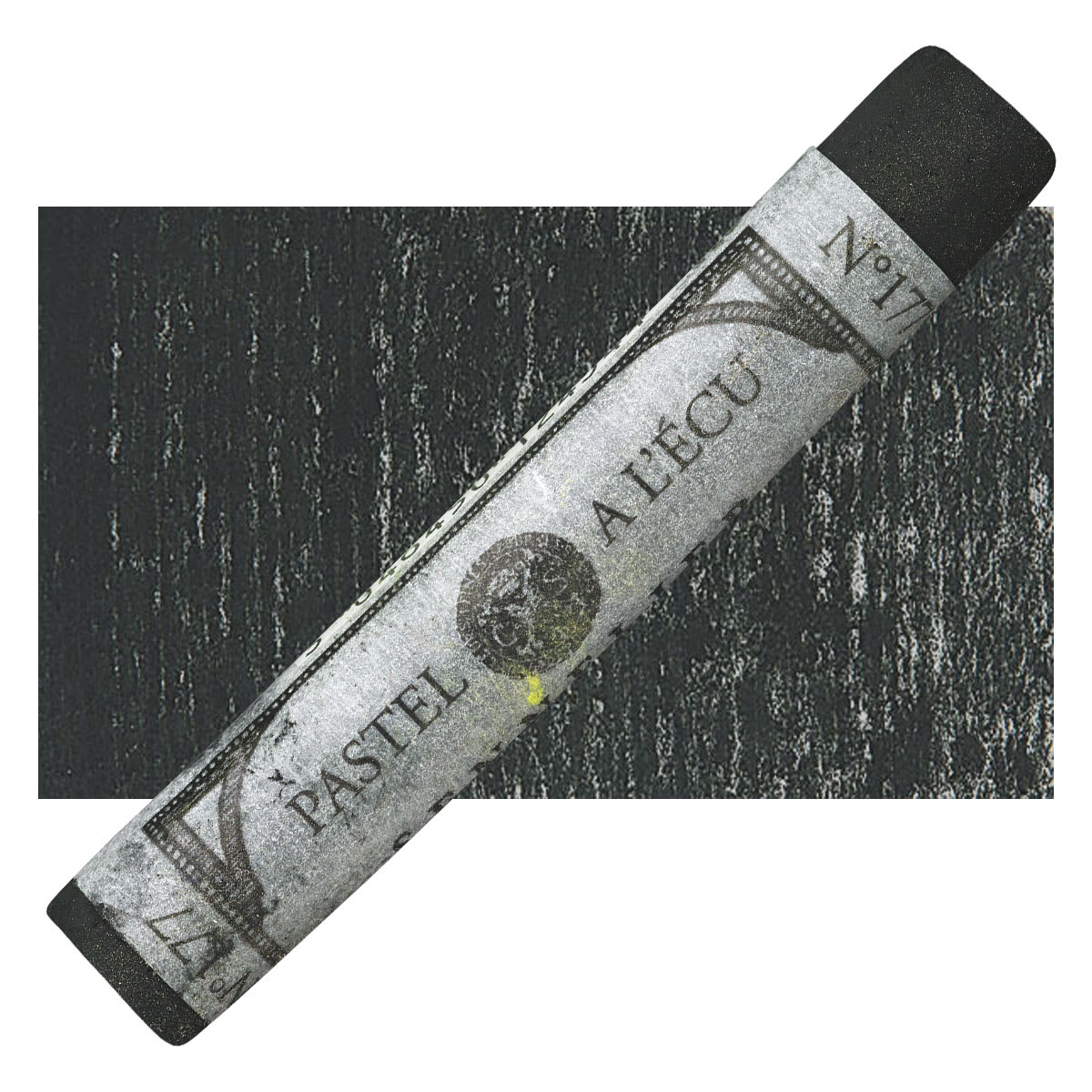Sennelier Soft Pastel - Black Green pastel and swatch