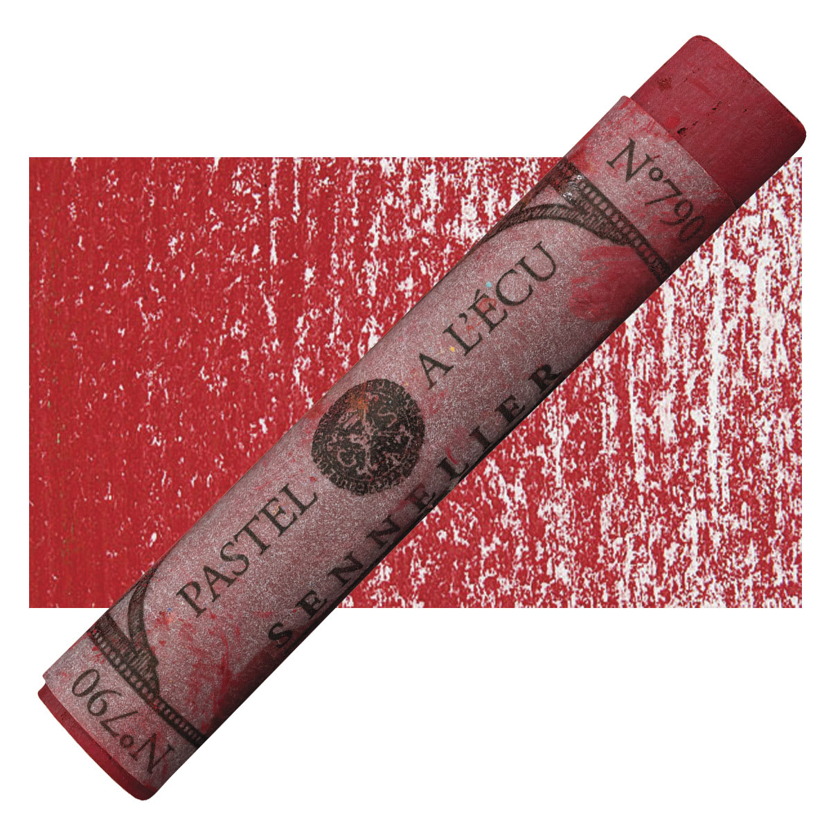 Sennelier Soft Pastel - Chinese Vermilion 790 pastel and swatch