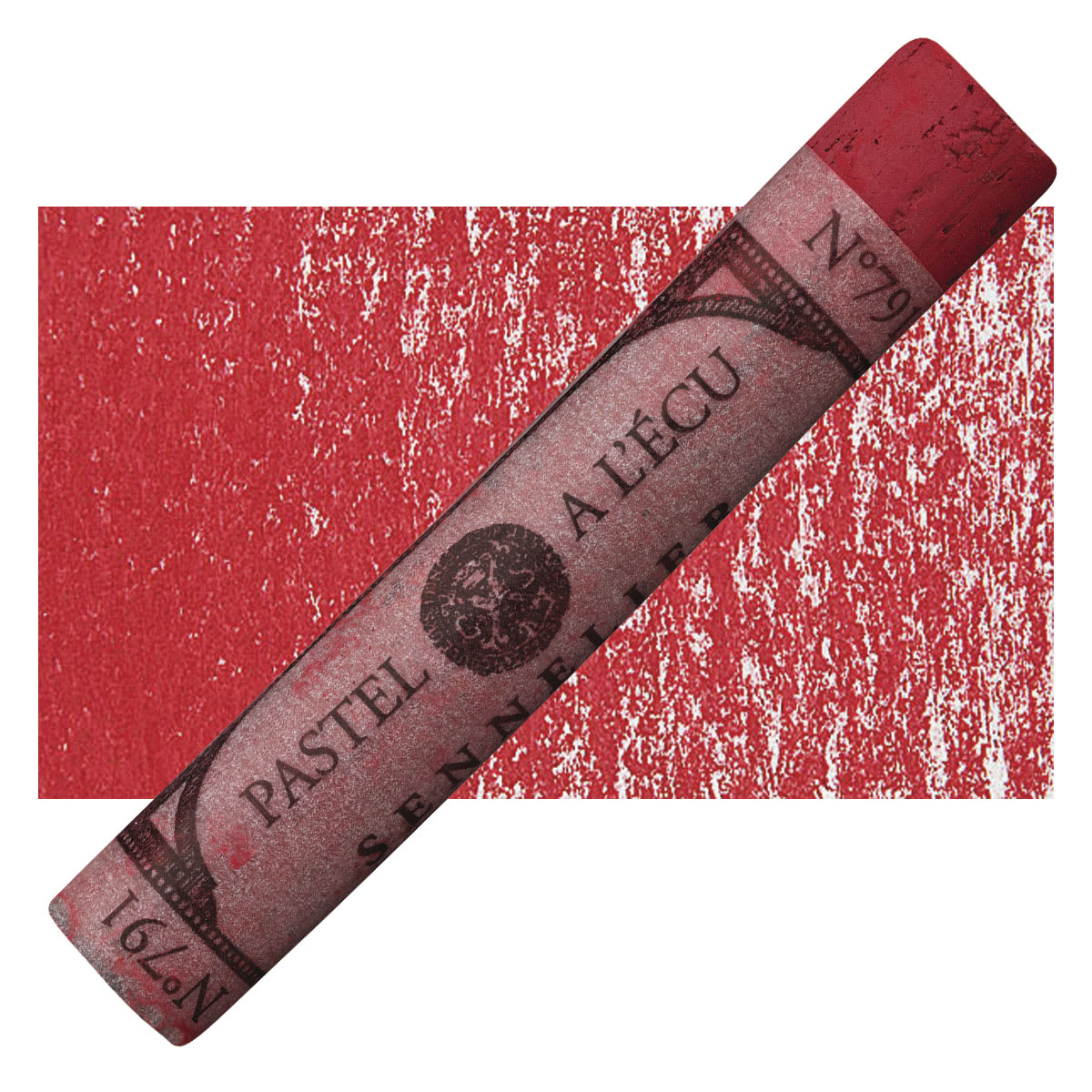 Sennelier Soft Pastel - Chinese Vermilion 791 pastel and swatch