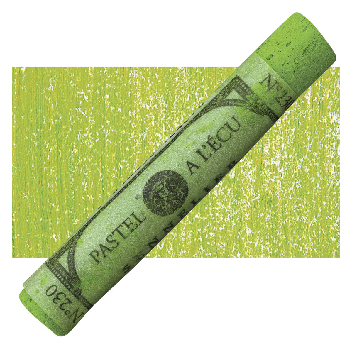 Sennelier Soft Pastel - Chromium Green 230 pastel and swatch