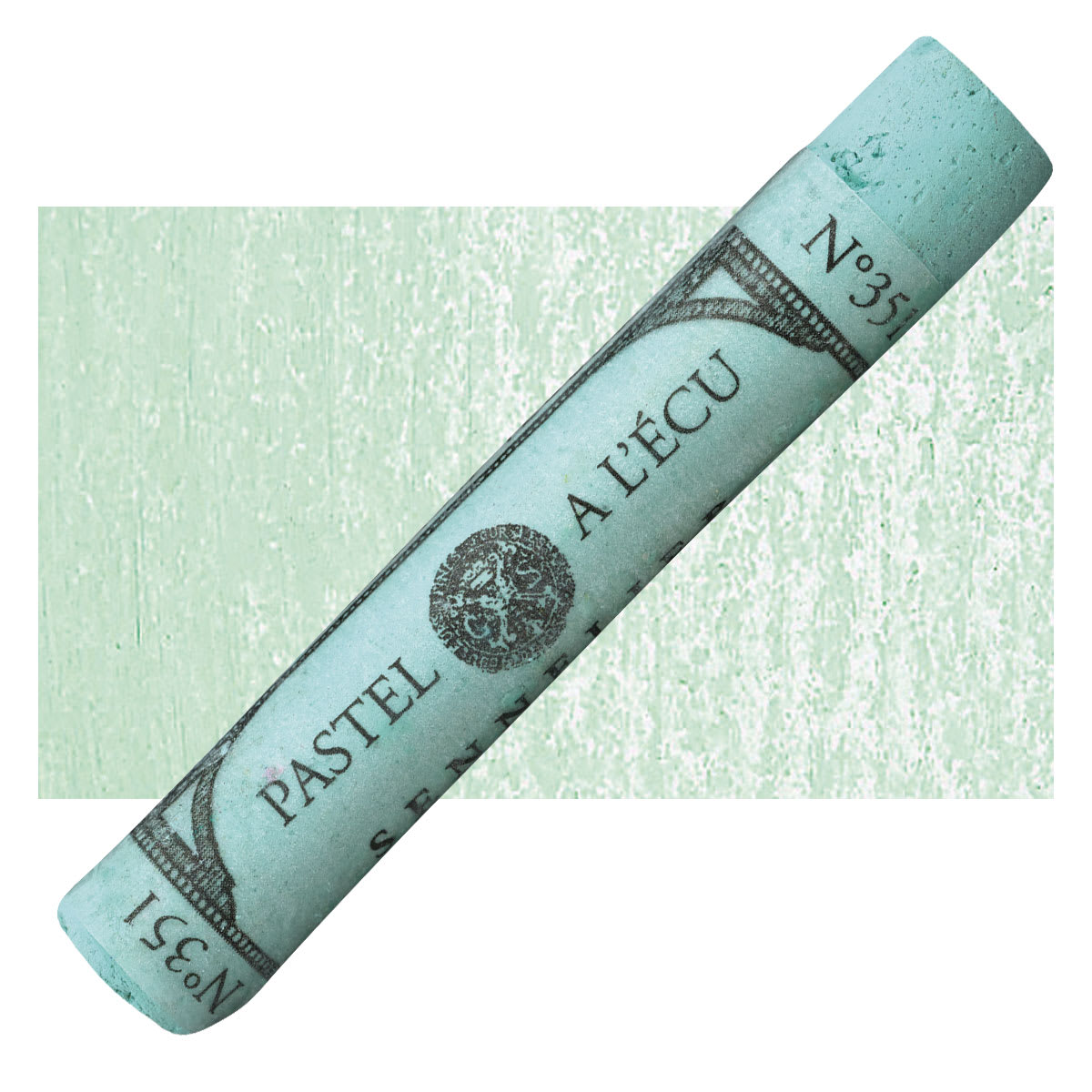 Sennelier Soft Pastel - Cinereous Green pastel and swatch