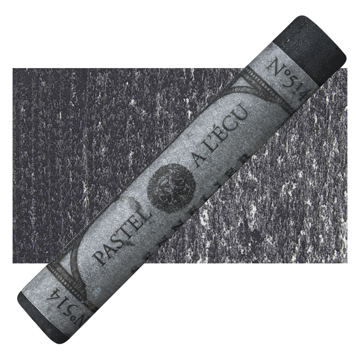Sennelier Soft Pastel - Grey 514 pastel and swatch