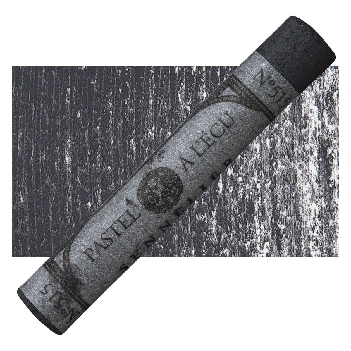 Sennelier Soft Pastel - Grey 515 pastel and swatch