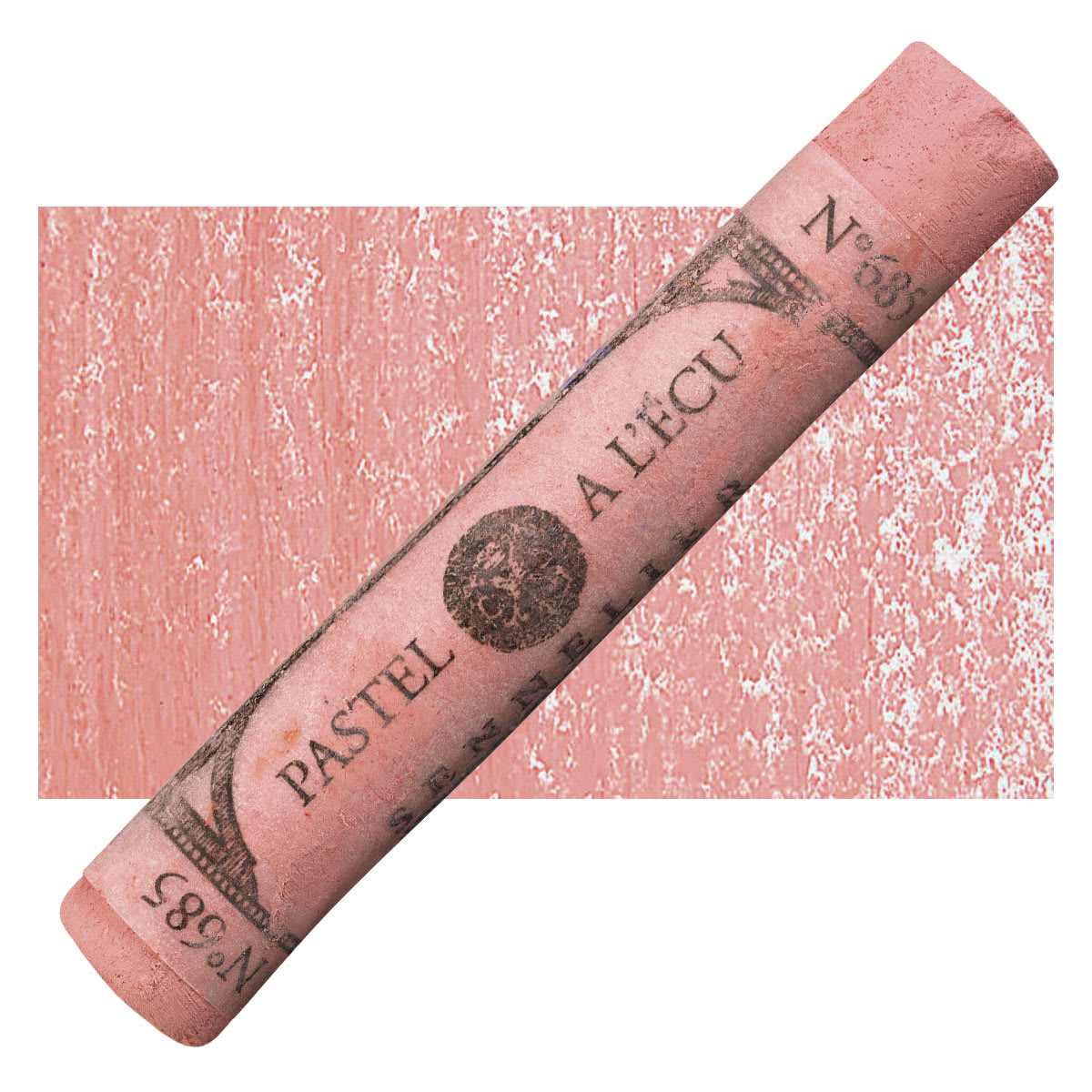 Sennelier Soft Pastel - Helios Red pastel and swatch