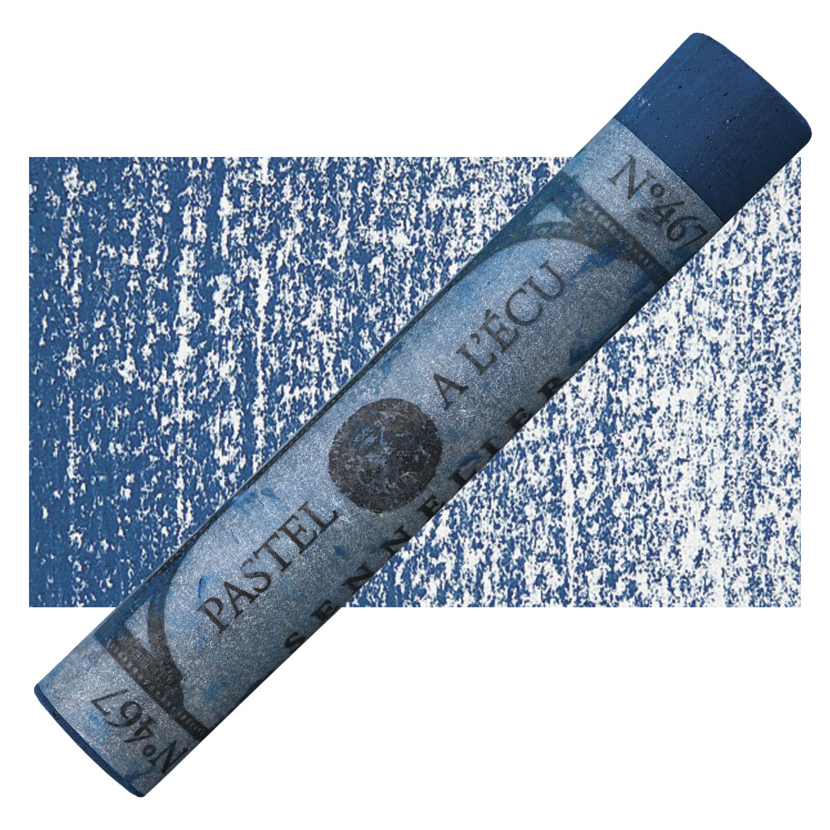 Sennelier Soft Pastel - Intense Blue pastel and swatch