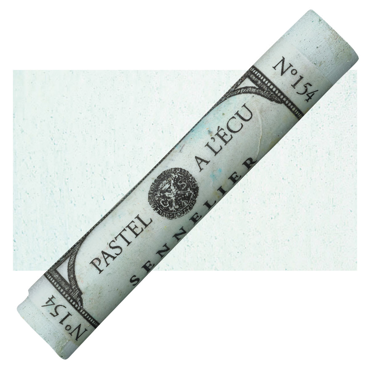 Sennelier Soft Pastel - Lawn Green 154 pastel and swatch
