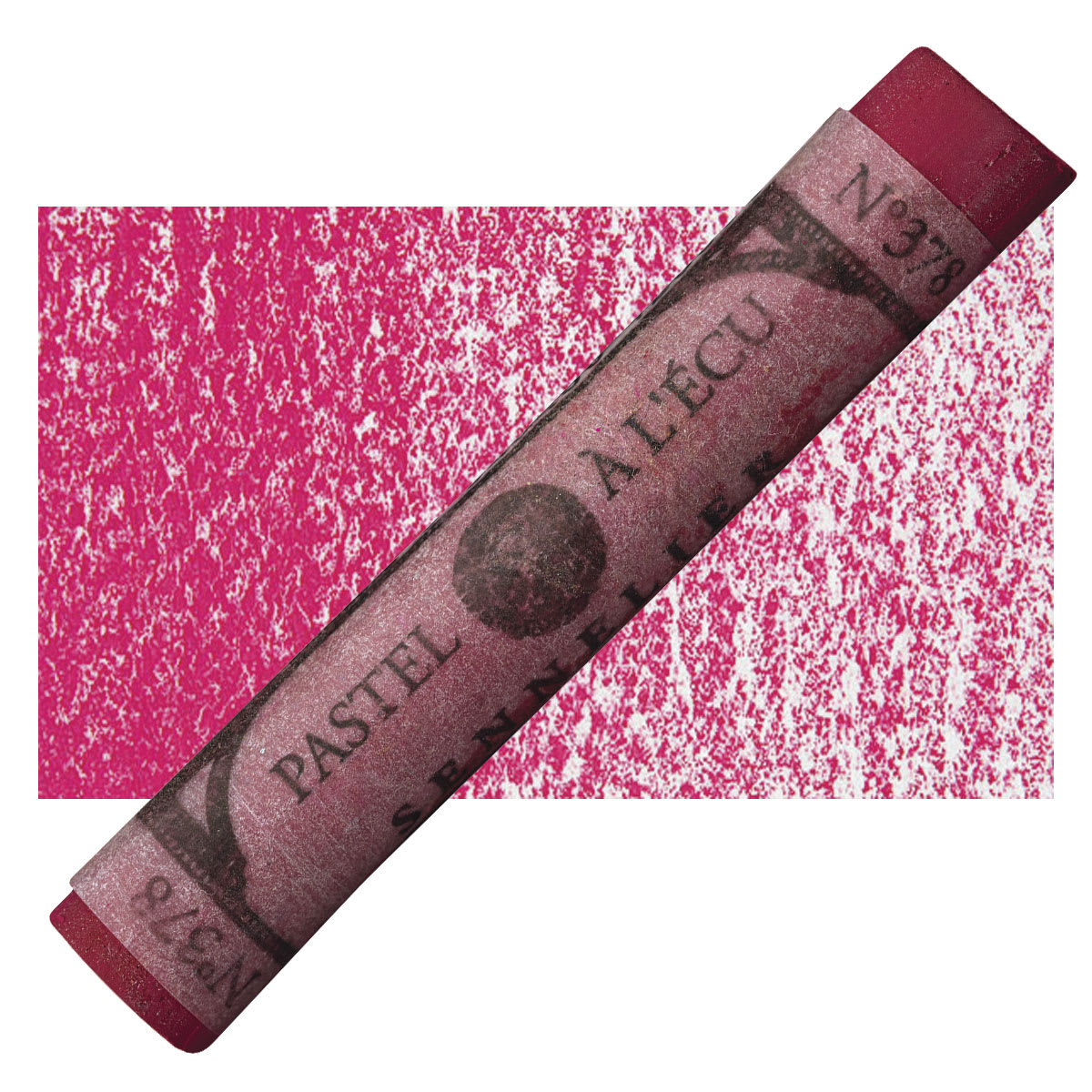 Sennelier Soft Pastel - Madder Carmine 378 pastel and swatch