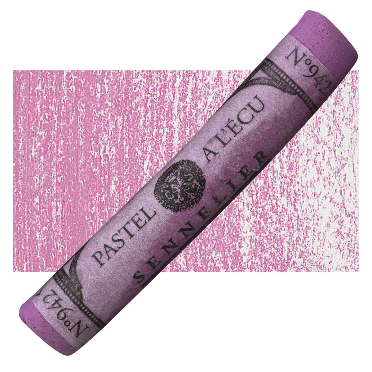 Sennelier Soft Pastel - Magenta Violet 942 pastel and swatch