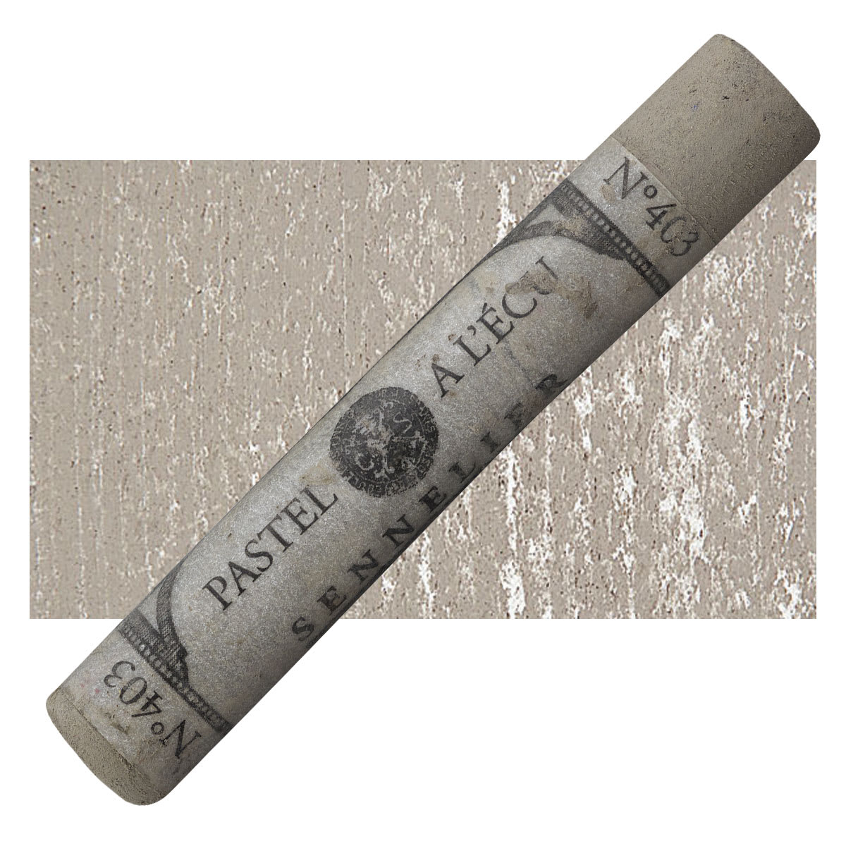 Sennelier Soft Pastel - Mouse Grey pastel and swatch