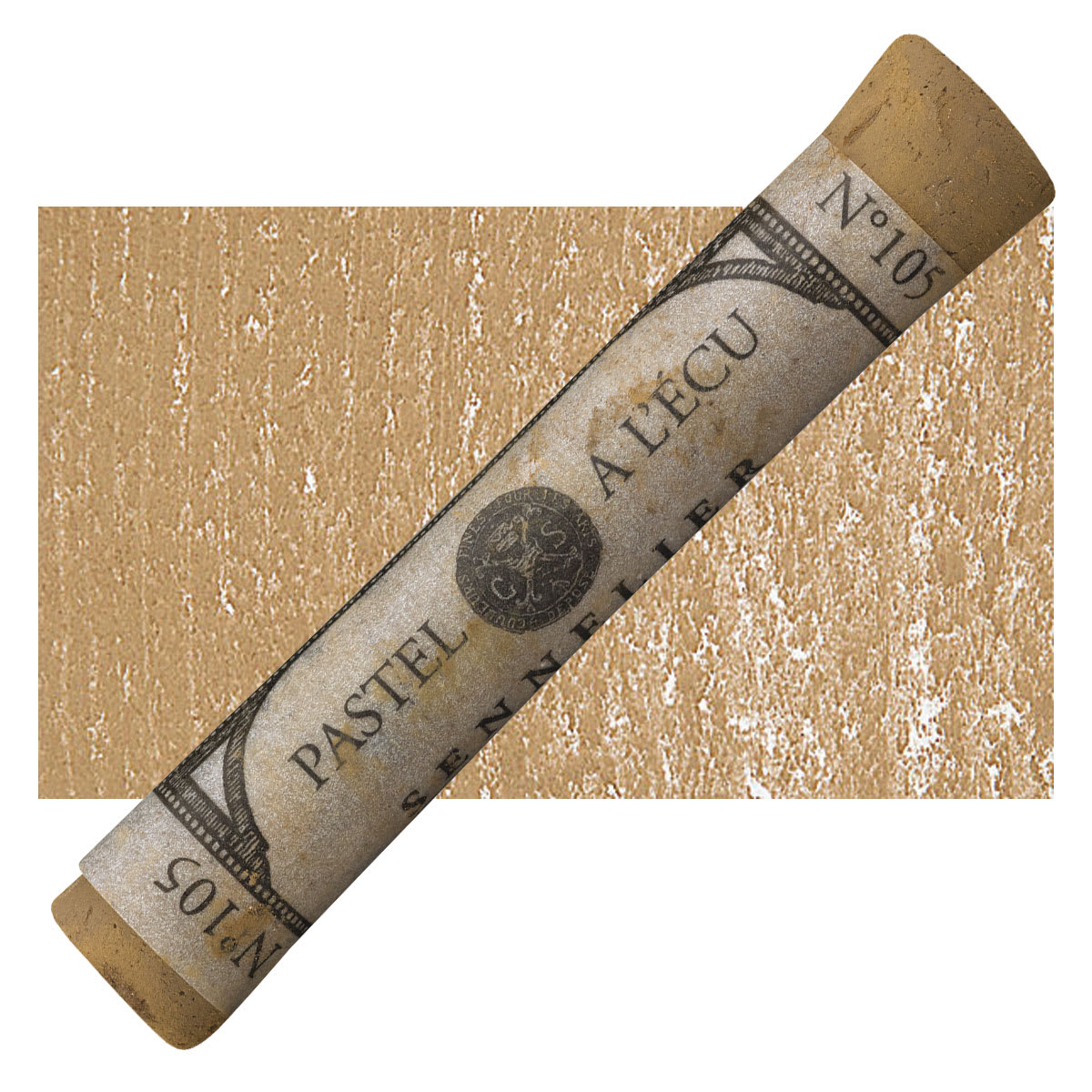 Sennelier Soft Pastel - Mummy 105 pastel and swatch