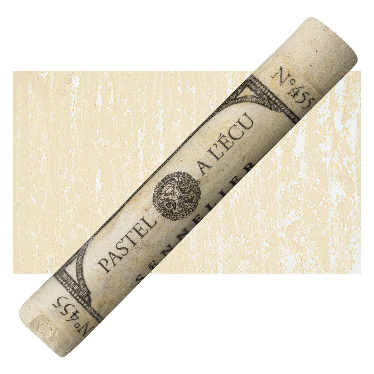 Sennelier Soft Pastel - Olive Grey 455 pastel and swatch