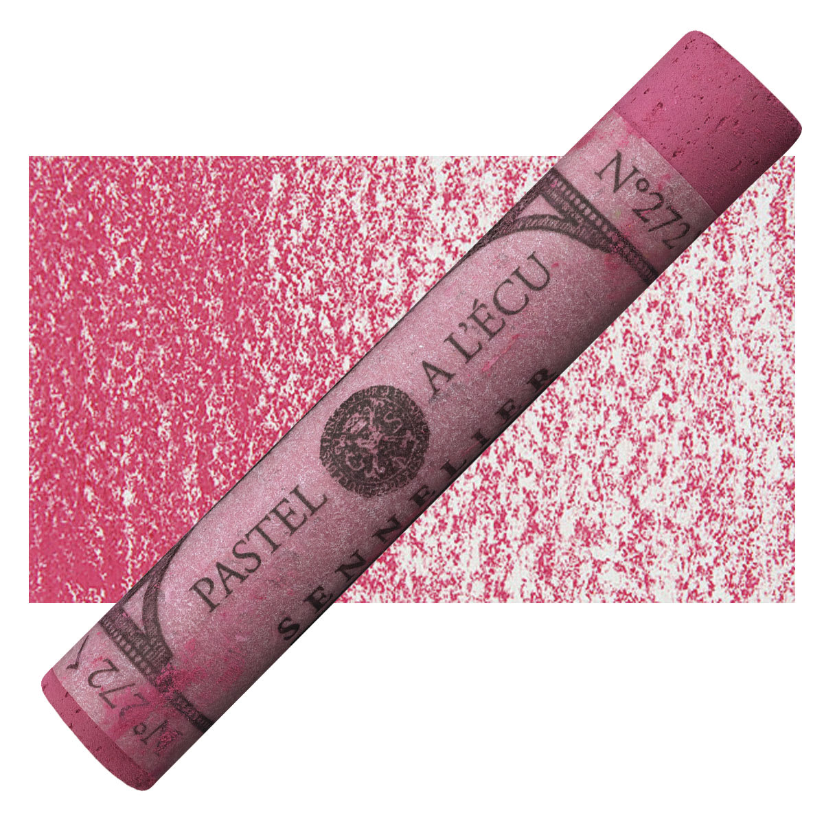 Sennelier Soft Pastel - Pink Lake pastel and swatch