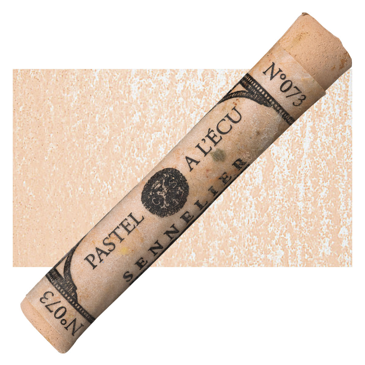 Sennelier Soft Pastel - Red Ochre 073 pastel and swatch