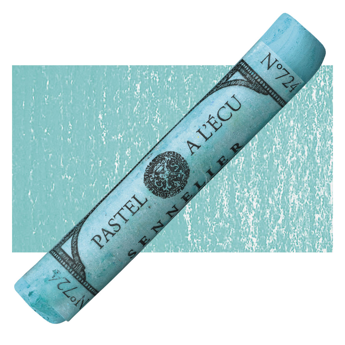 Sennelier Soft Pastel - Turquoise Green 724 pastel and swatch