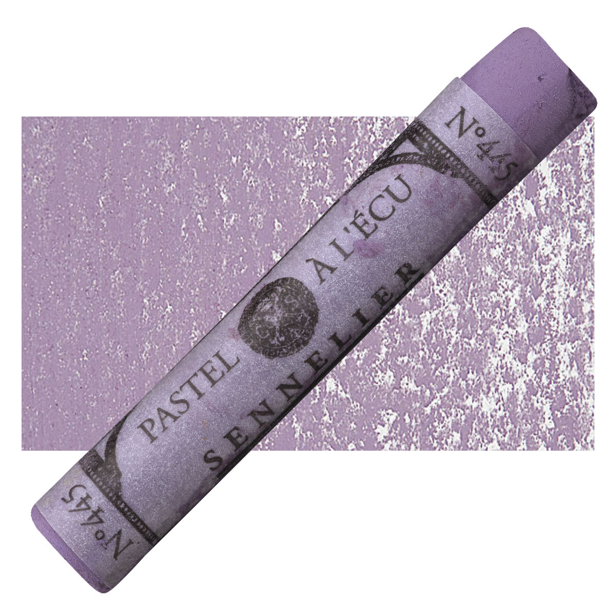Sennelier Soft Pastel - Violet Brown Lake 445 pastel and swatch