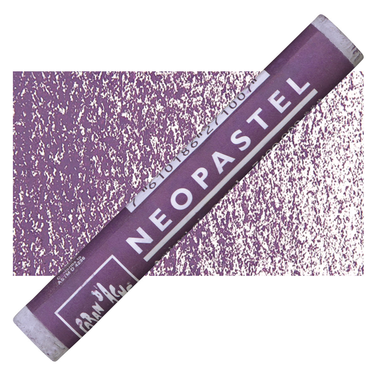 Caran d'Ache Neopastel - Aubergine pastel and swatch
