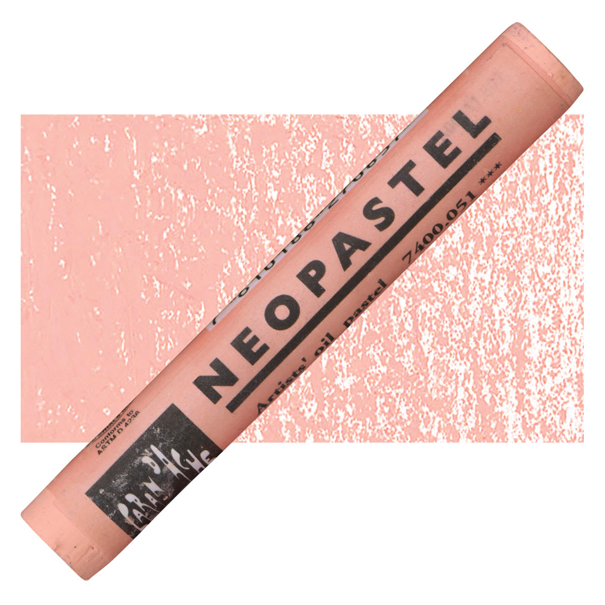 Caran d'Ache Neopastel - Salmon pastel and swatch
