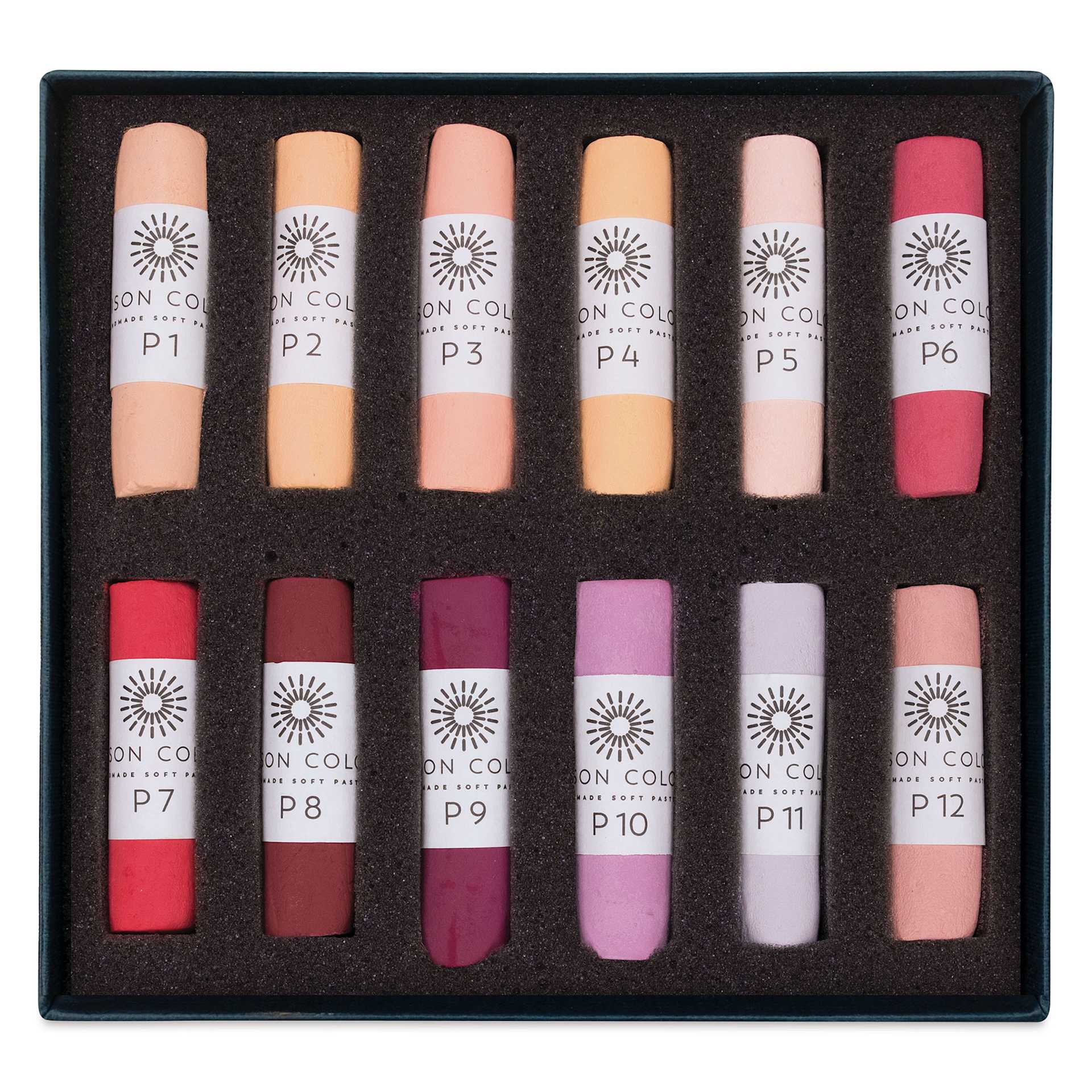 Unison Handmade Pastels - Portrait Colors, Set of 12 (set contents)