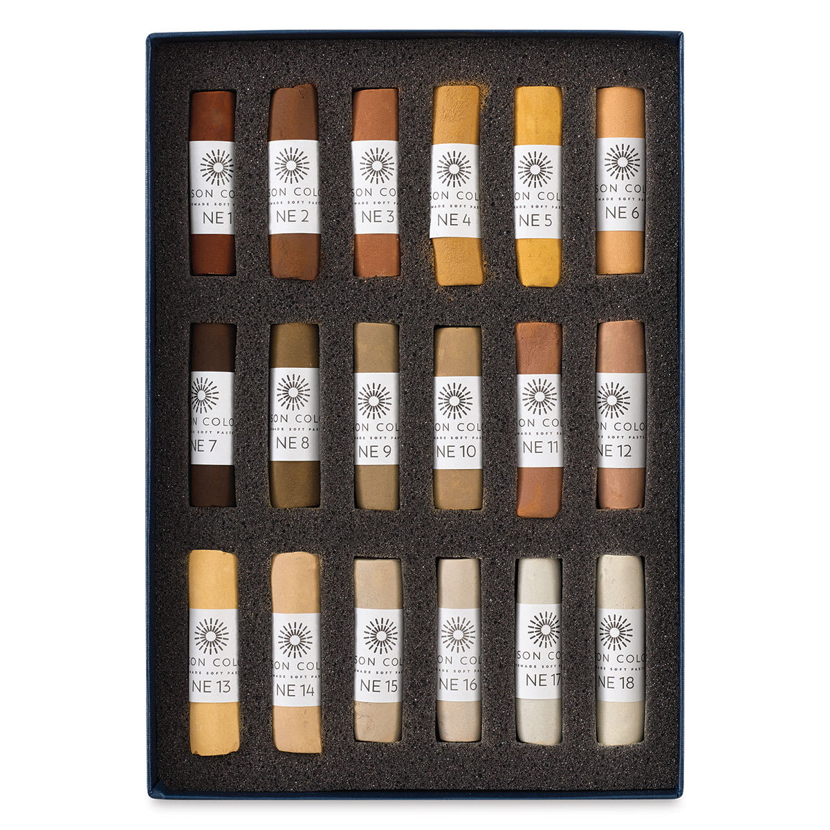 
Natural Earth Colors 1-18, Set of 18 (set contents)