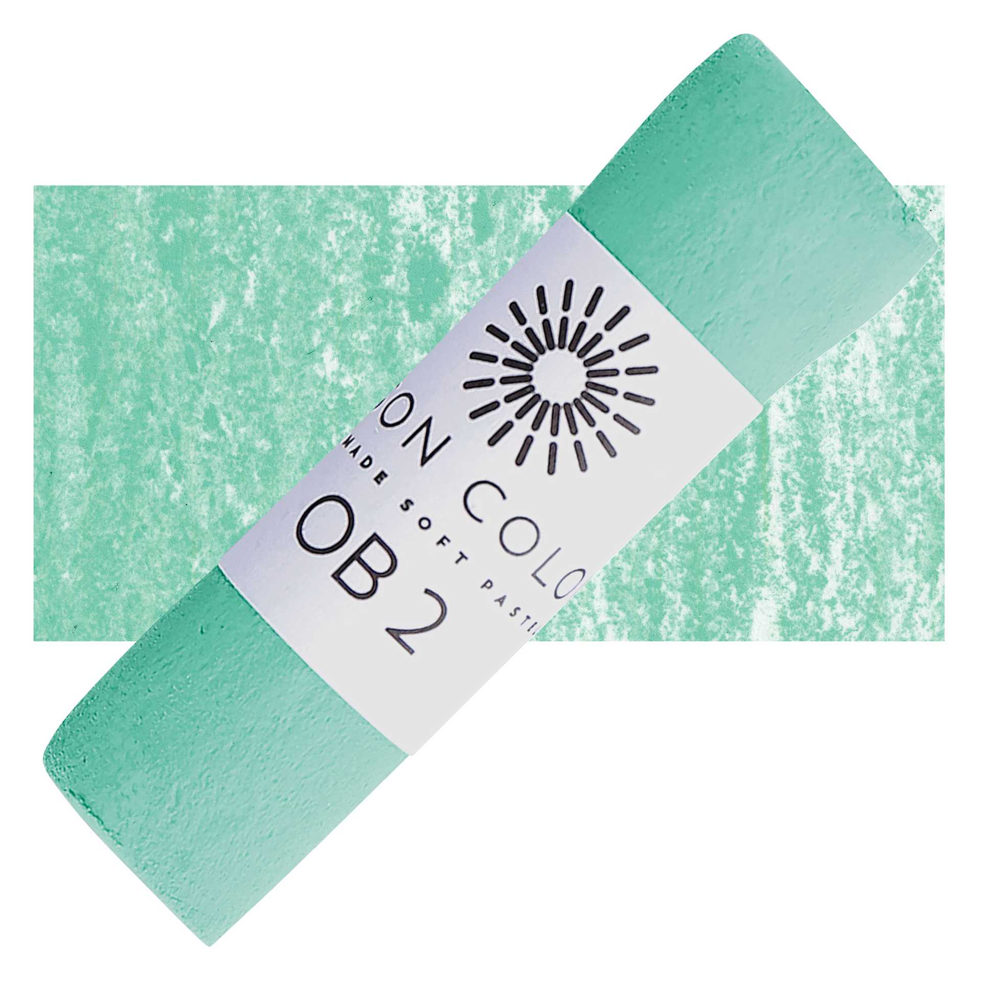 Unison Handmade Pastel - Ocean Blue 2 pastel and swatch