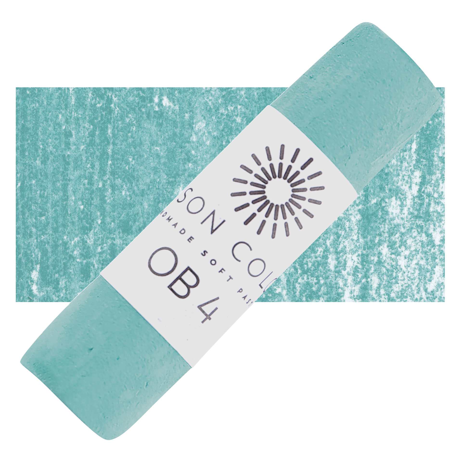 Unison Handmade Pastel - Ocean Blue 4 pastel and swatch