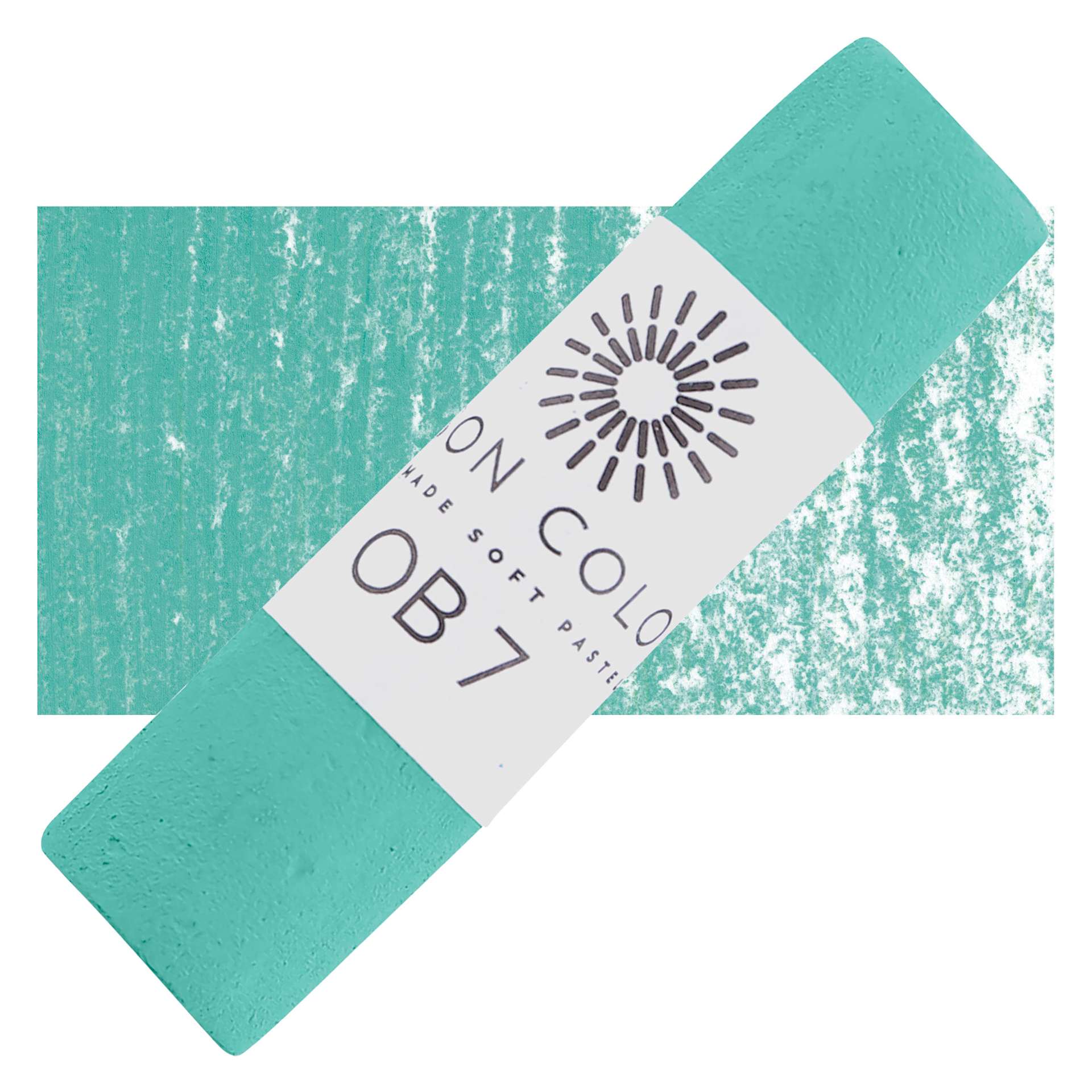 Unison Handmade Pastel - Ocean Blue 7 pastel and swatch