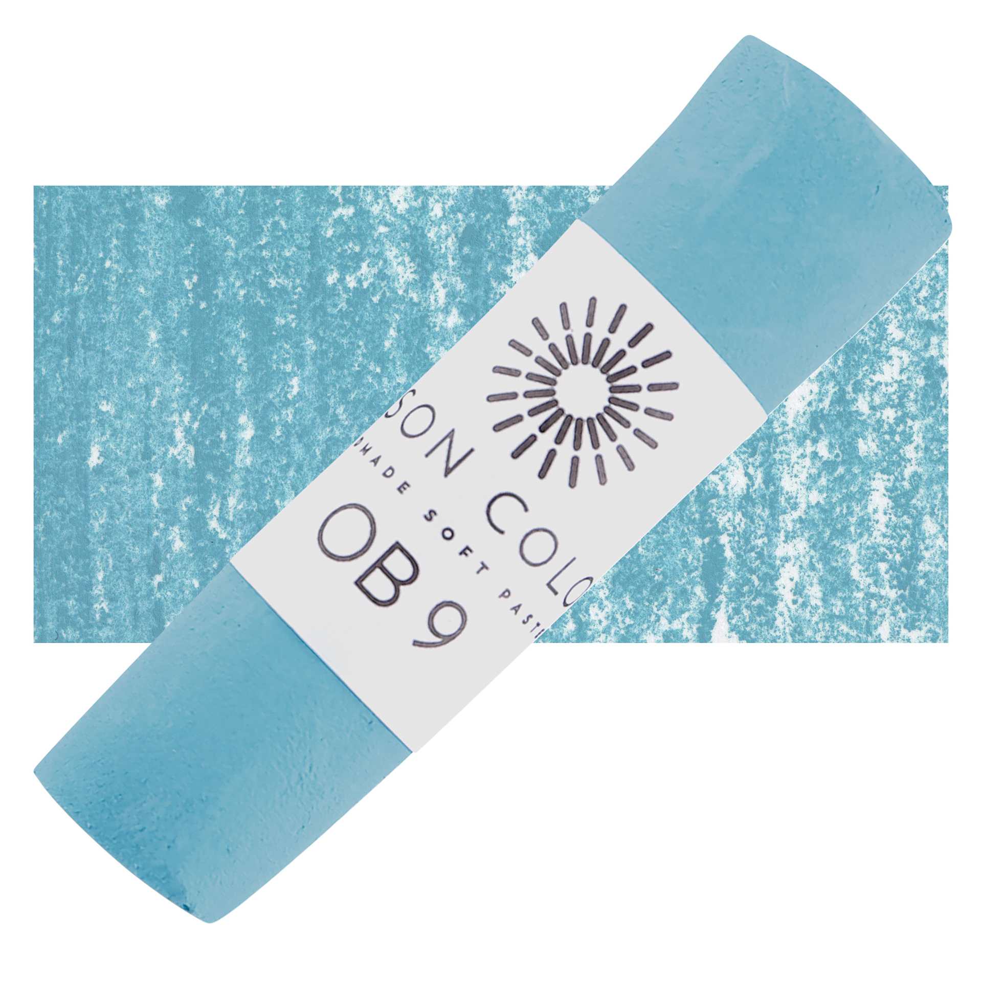 Unison Handmade Pastel - Ocean Blue 9 pastel and swatch