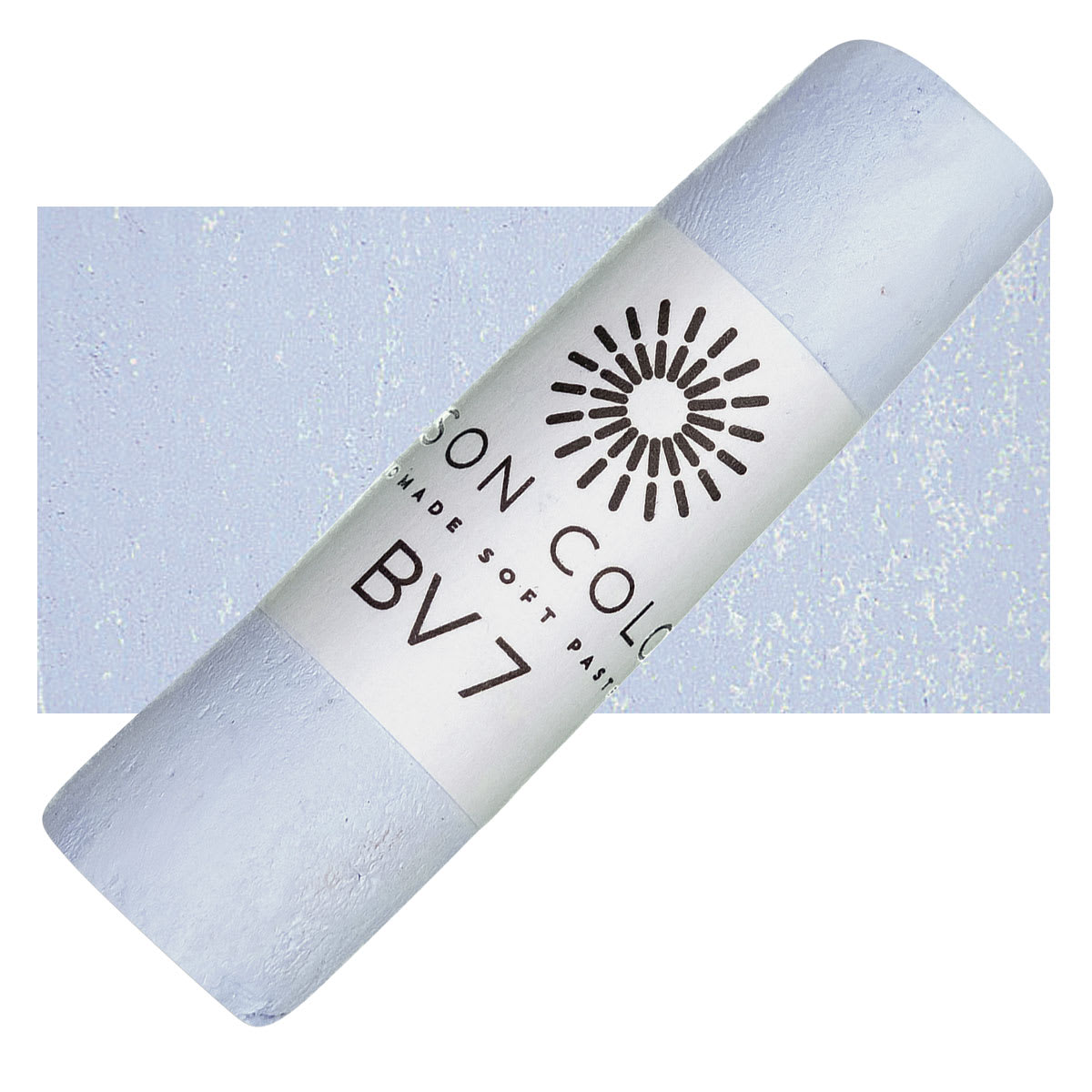 Unison Handmade Pastel - Blue Violet 7 pastel and swatch