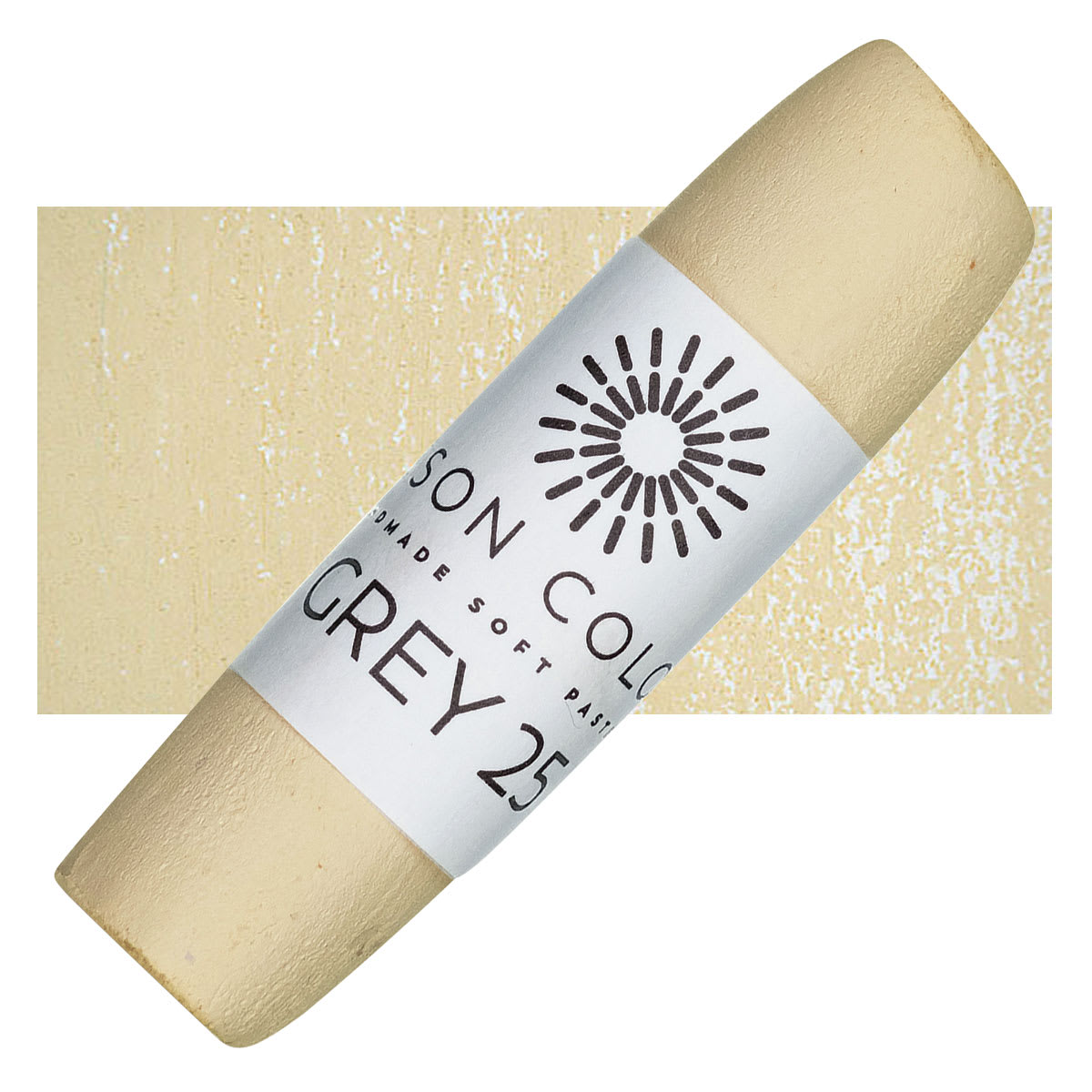Unison Handmade Pastel - Gray 25 pastel and swatch