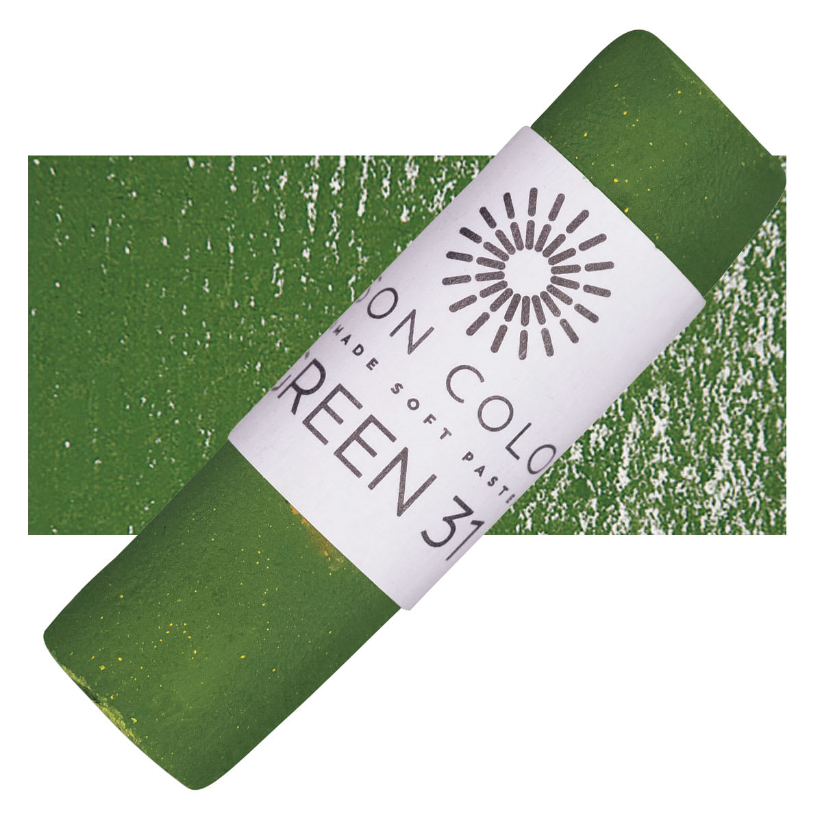 Unison Handmade Pastel - Green 31 pastel and swatch