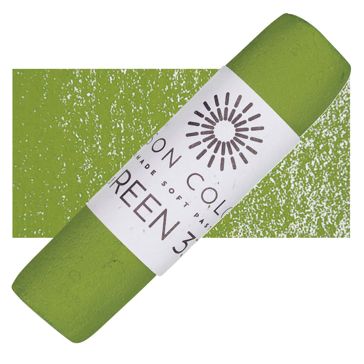 Unison Handmade Pastel - Green 33 pastel and swatch