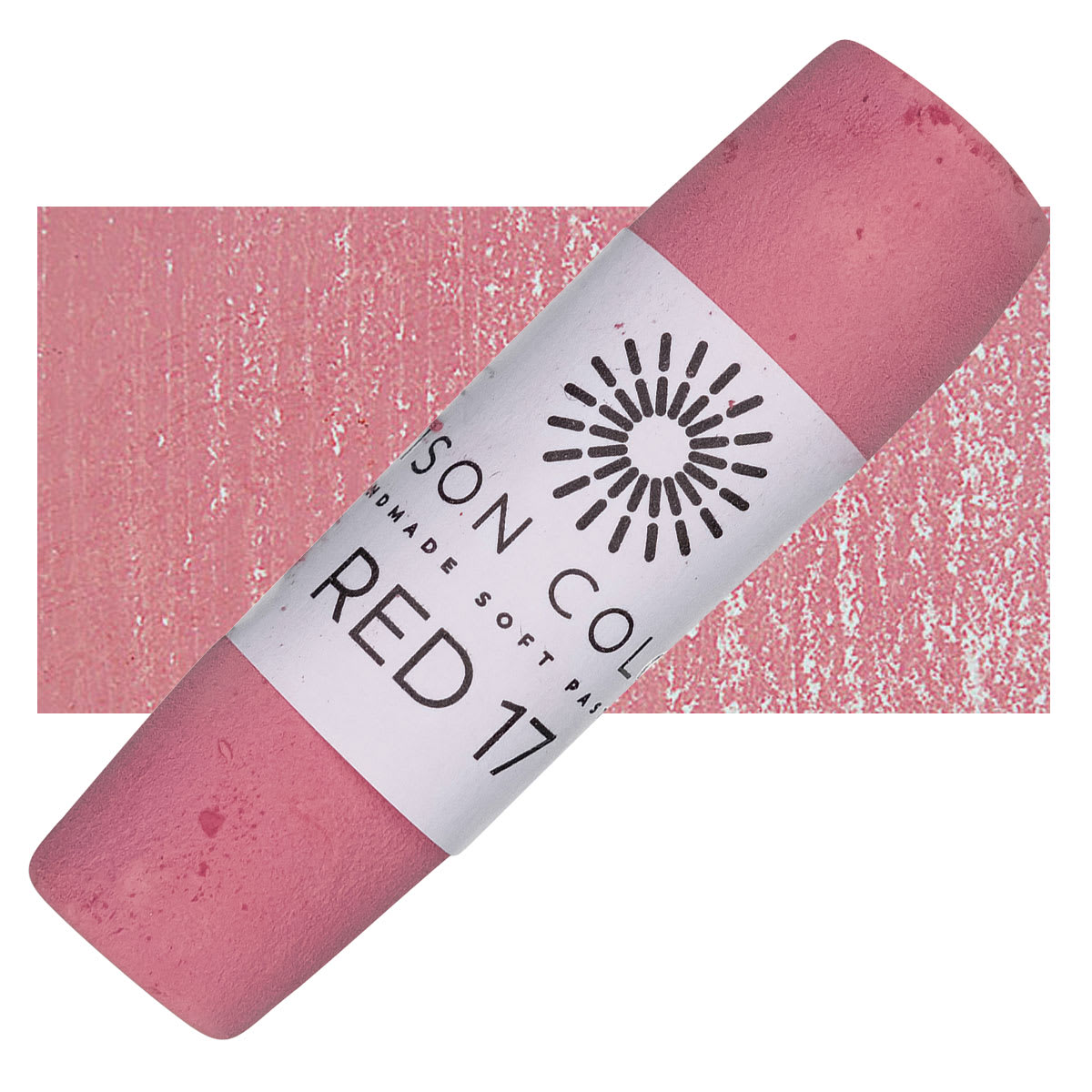 Unison Handmade Pastel - Red 17 pastel and swatch