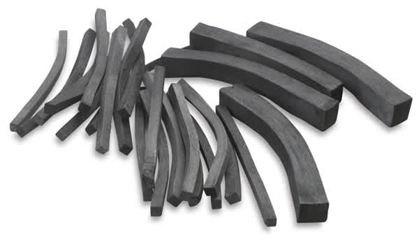 Bob's Fine Vine Charcoal - Components of Assortment shown 