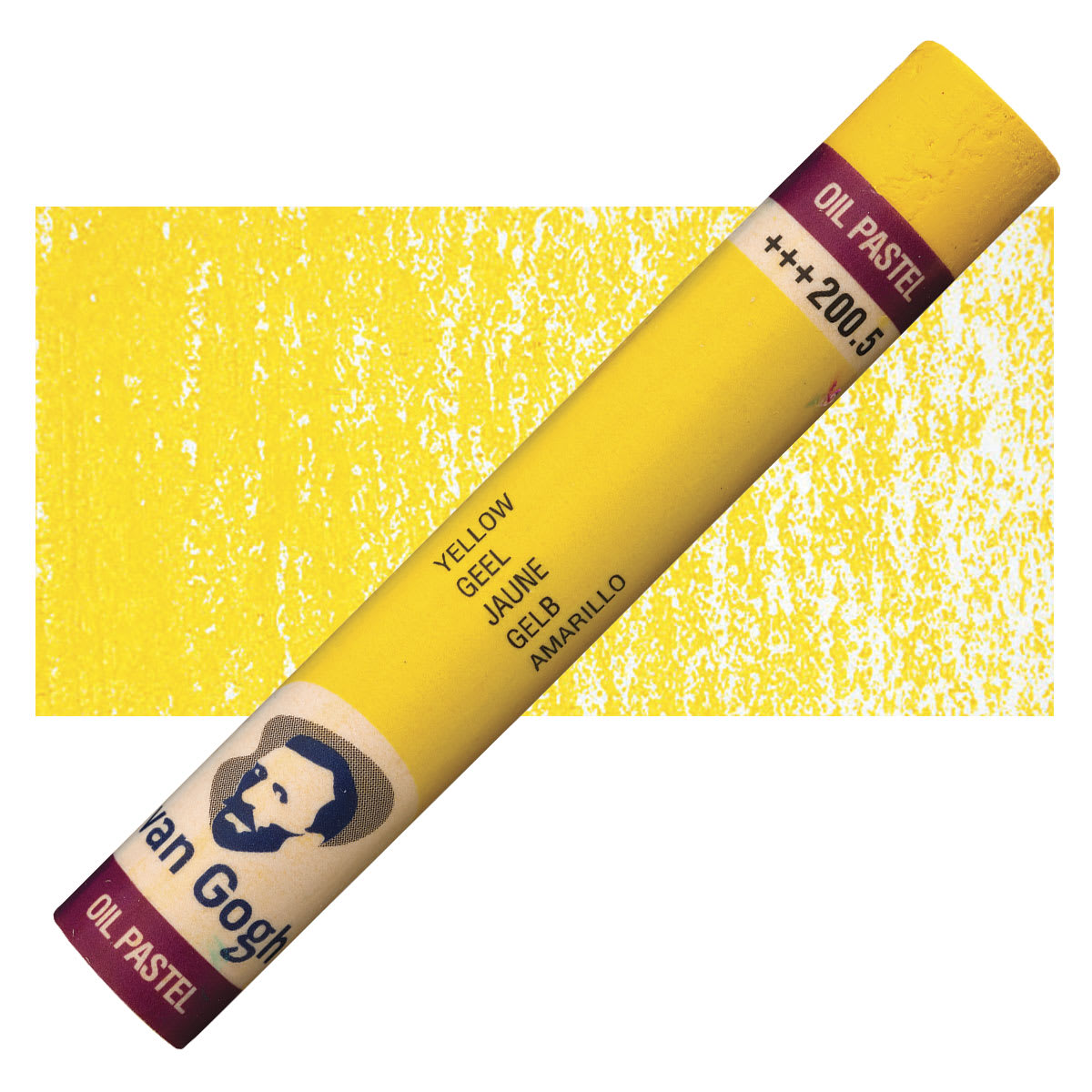 Van Gogh Oil Pastel - Yellow 200.5 oil pastel and swatch