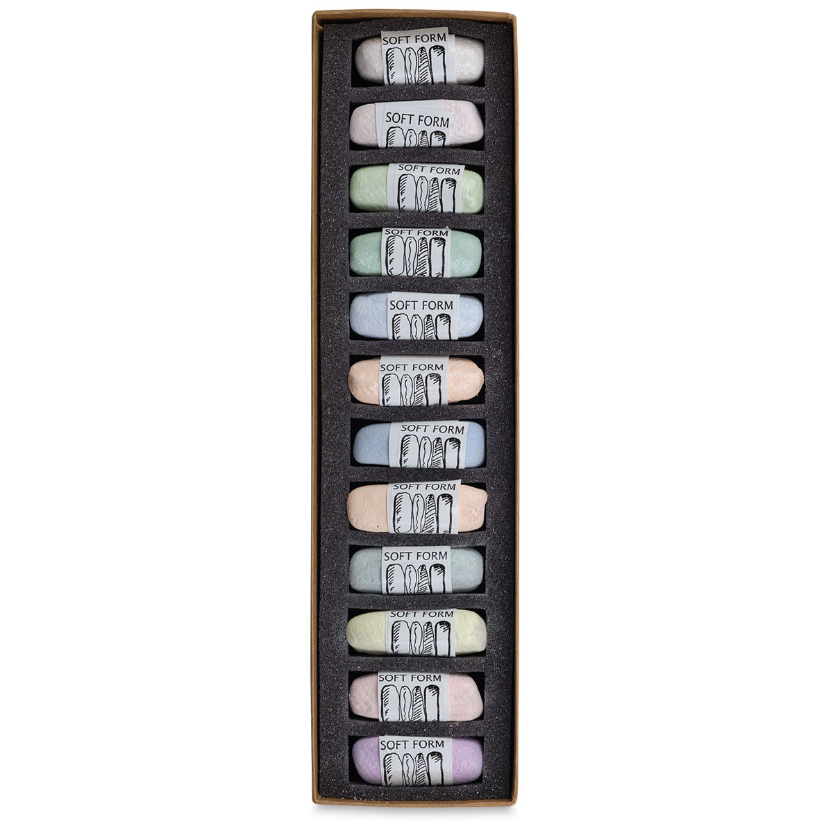Pearl Gems, Set of 12 Pastels in Tray