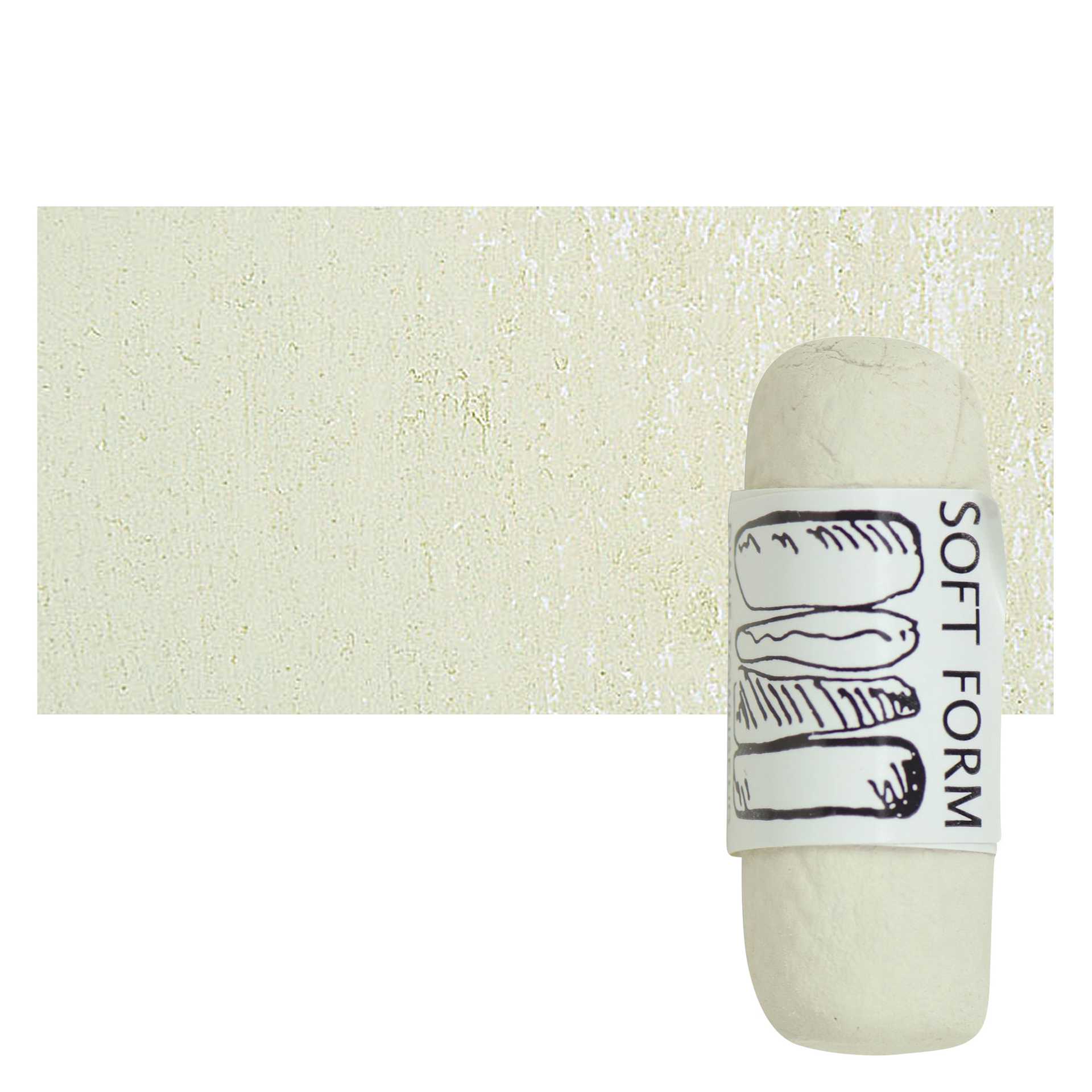 Townsend Artists' Soft Form Pastel - Yellow Gray (Dark) pastel and swatch