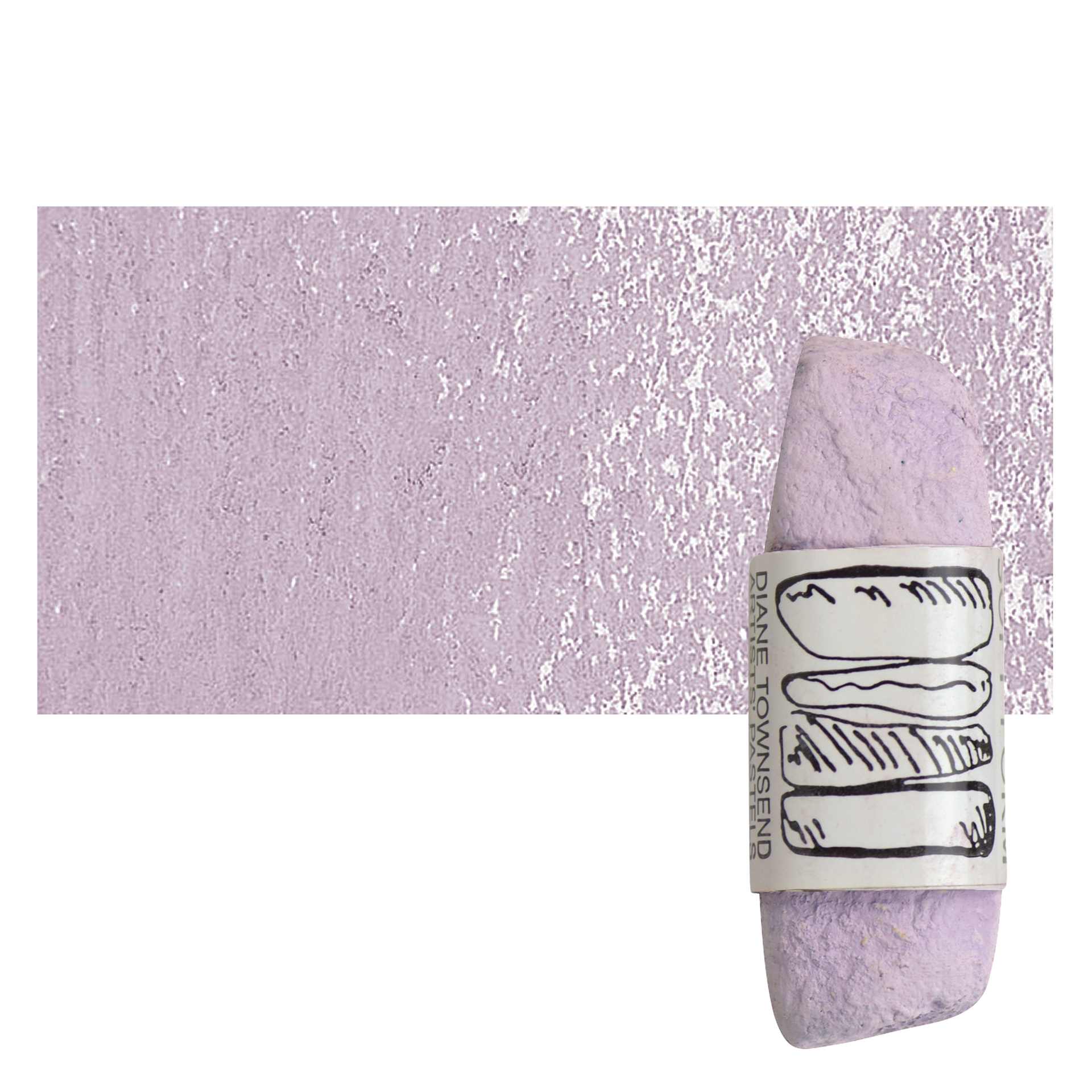 Townsend Artists' Soft Form Pastel - Dark Mauve (Light) pastel and swatch