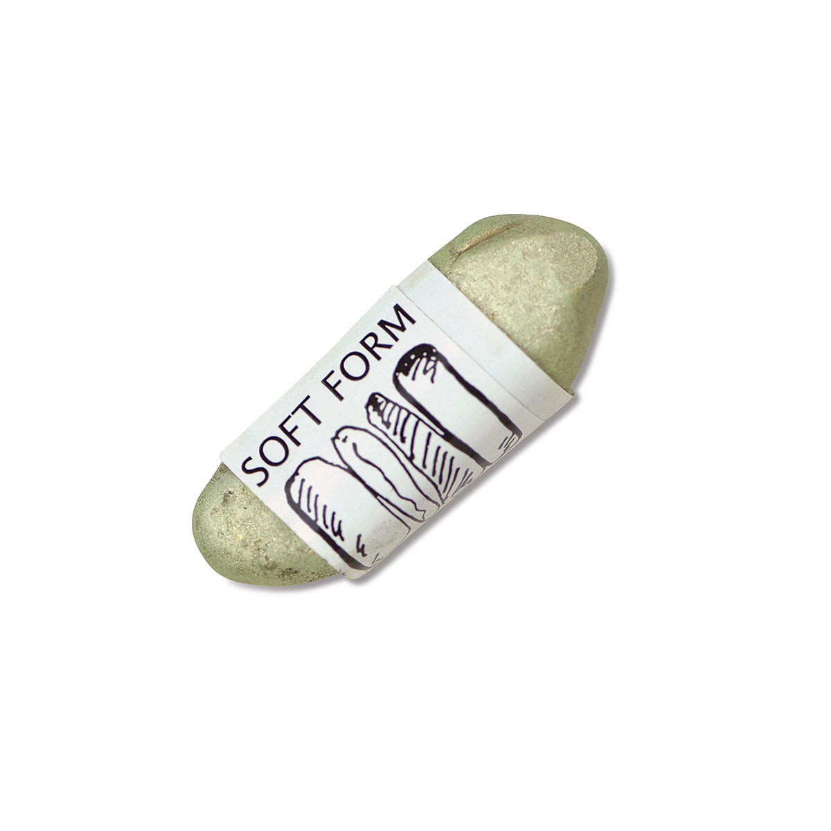 Townsend Artists' Soft Form Pastel - Metallic Green Gold (Light) 608