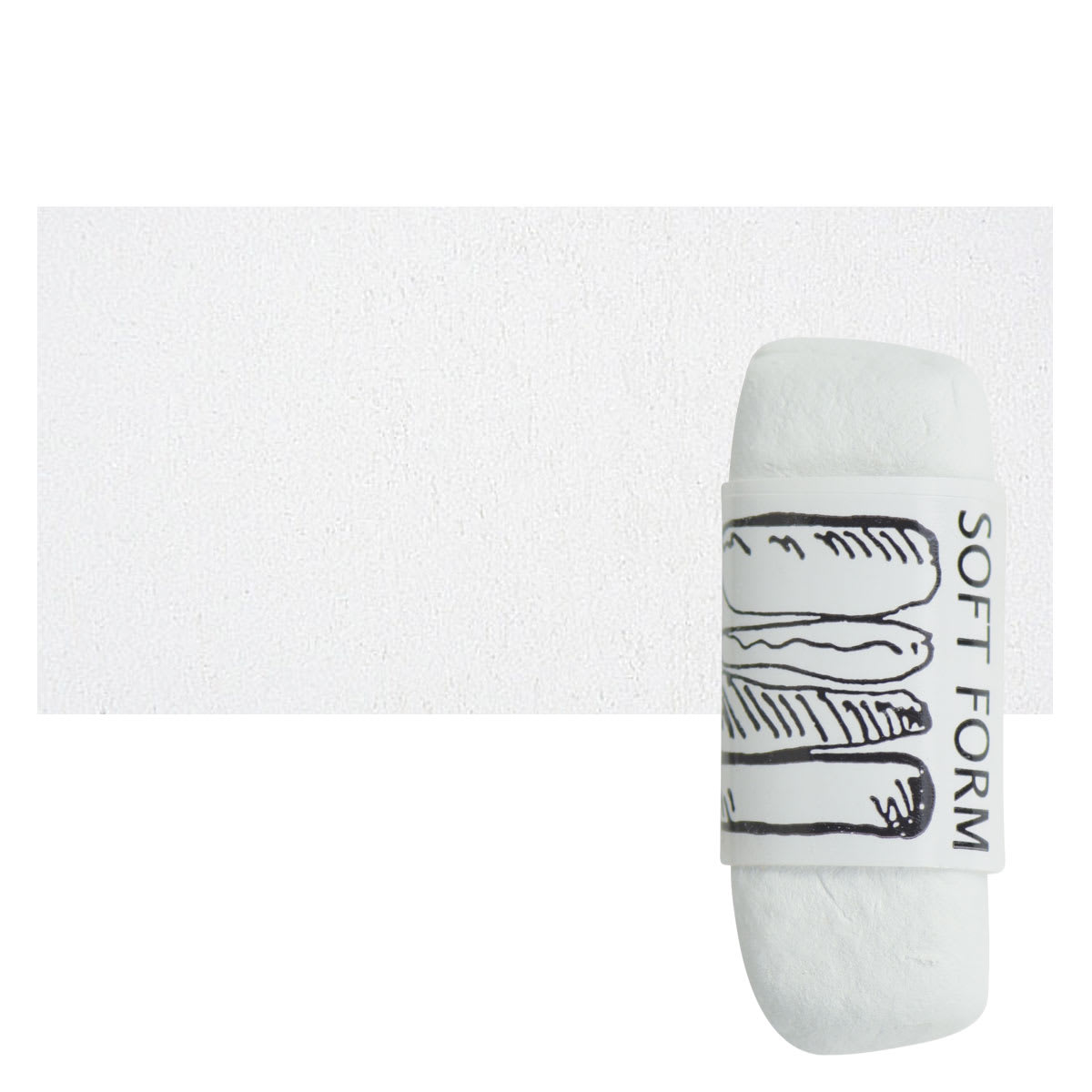 Townsend Artists' Soft Form Pastel - Blue Gray Light pastel and swatch