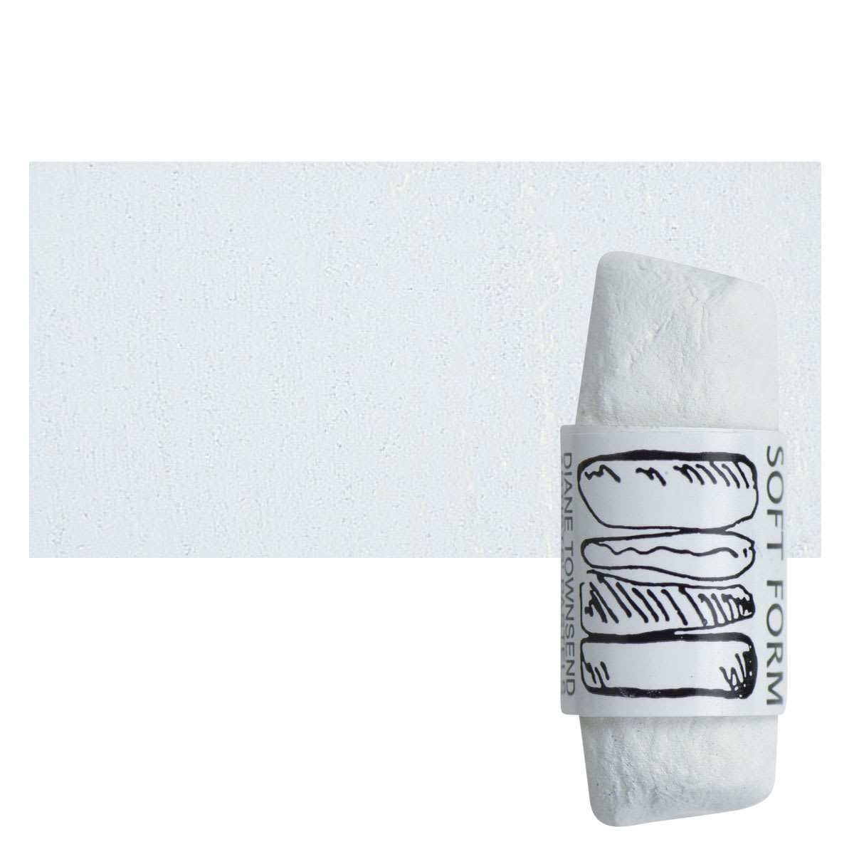 Townsend Artists' Soft Form Pastel - Blue Gray pastel and swatch
