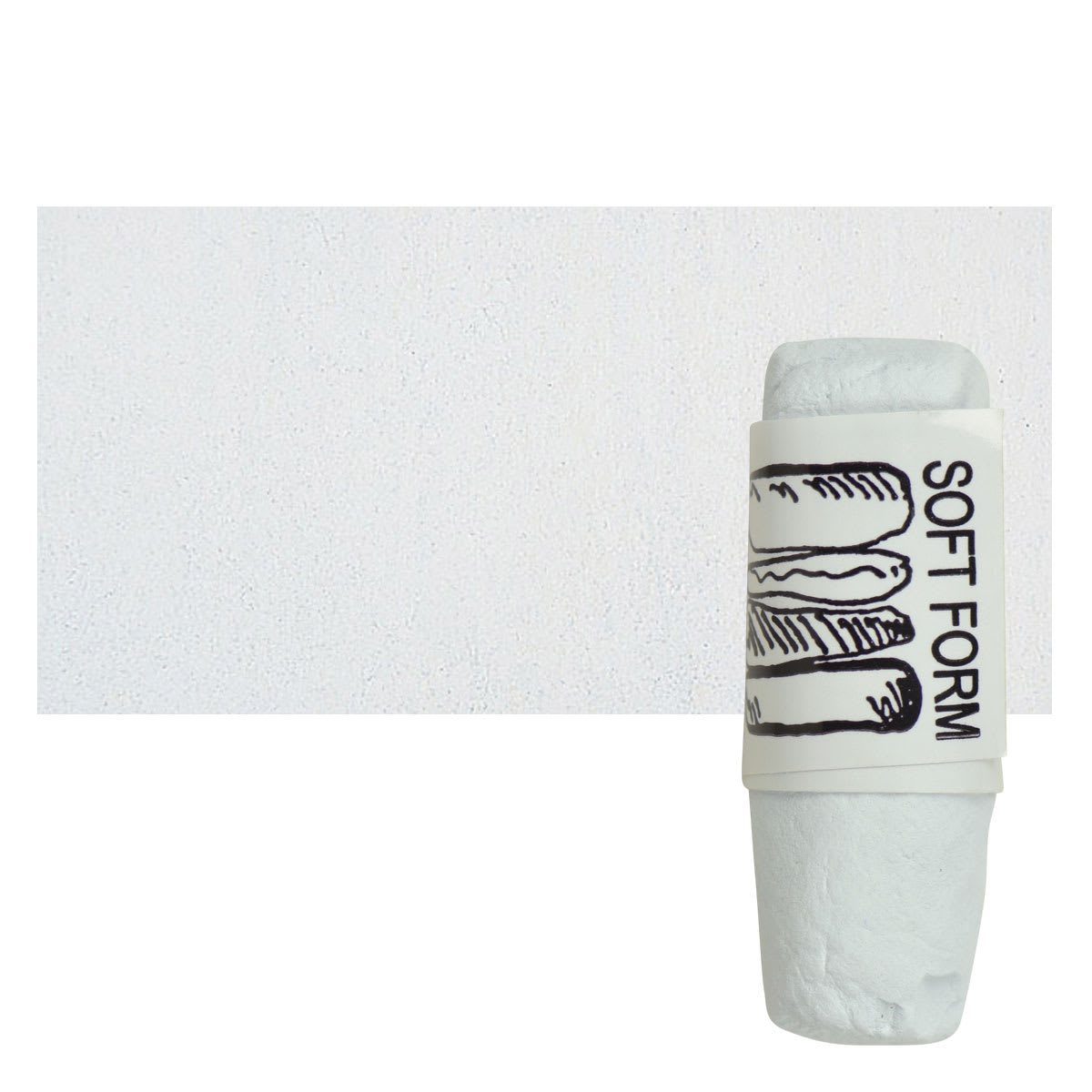 Townsend Artists' Soft Form Pastel - Blue Green Gray Light pastel and swatch
