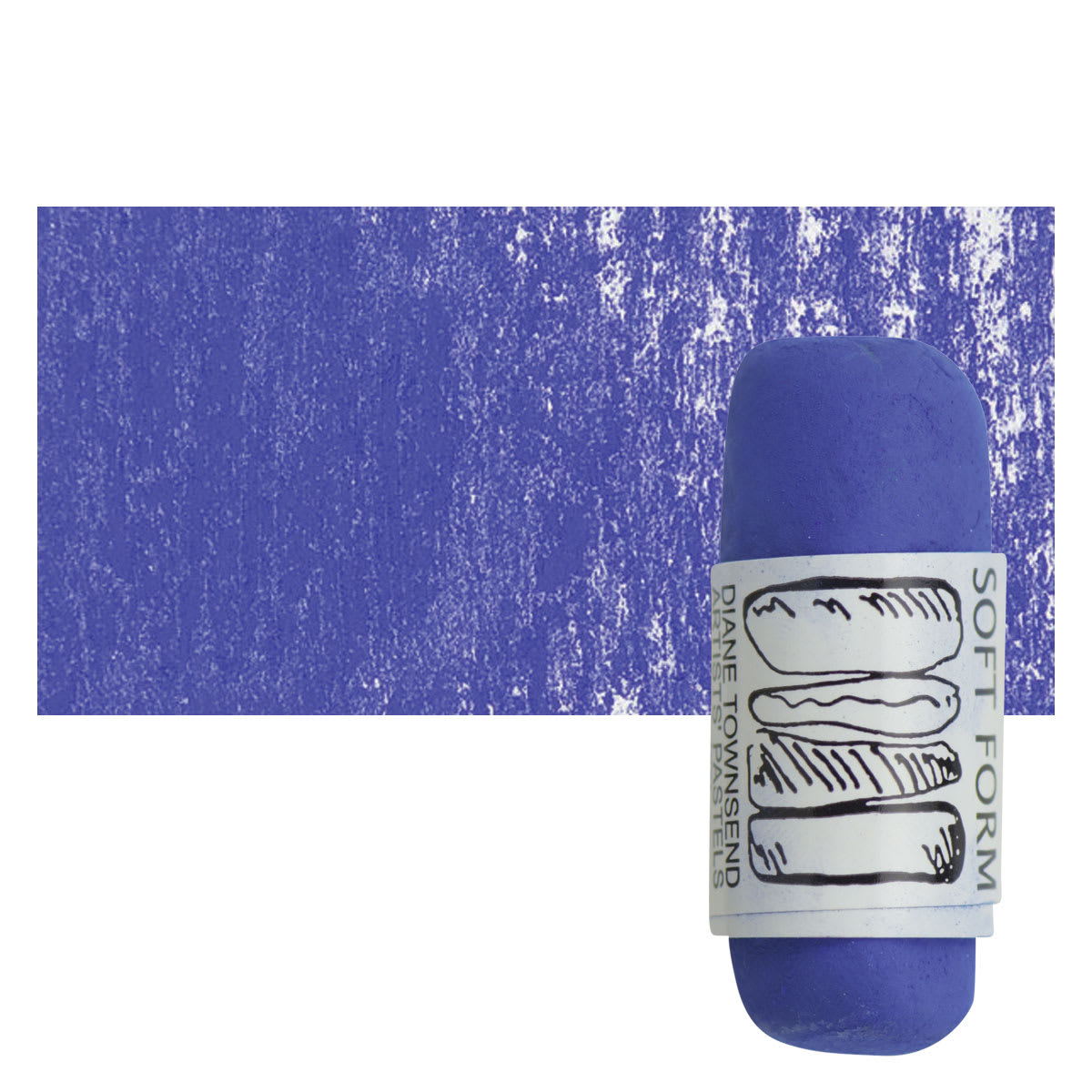 Townsend Artists' Soft Form Pastel - Blue Green 046 pastel and swatch
