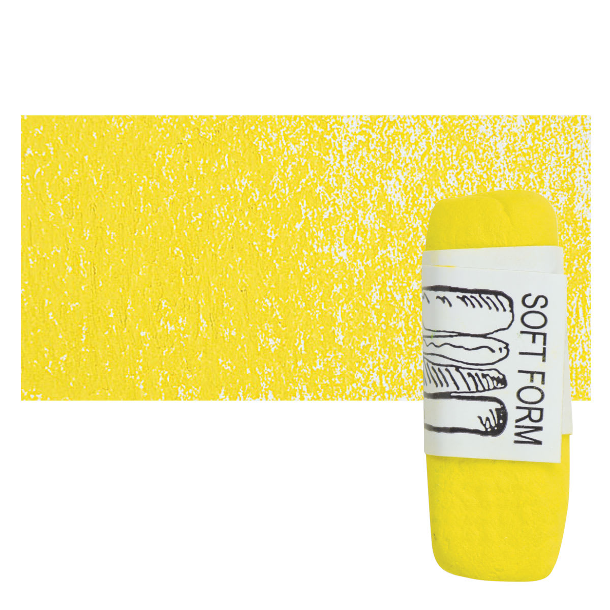Townsend Artists' Soft Form Pastel - Chartreuse 025 pastel and swatch
