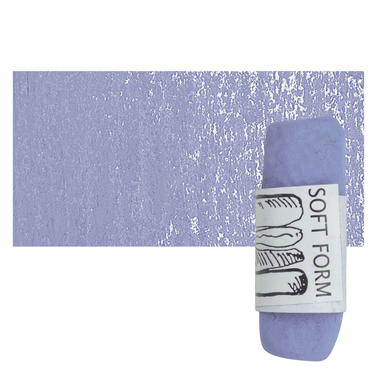 Townsend Artists' Soft Form Pastel - Dark Blue 063L pastel and swatch